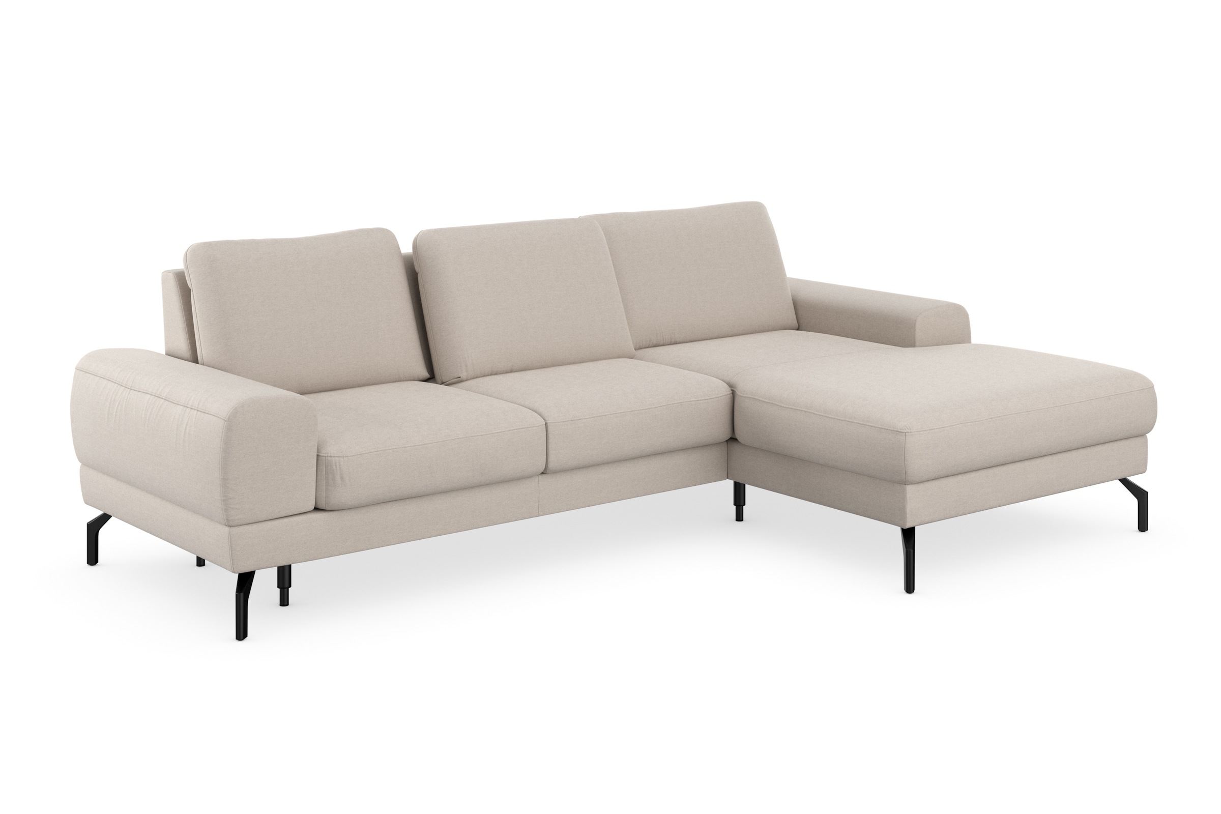 sit&more Ecksofa »Cinturo L-Form«, inklusive Sitztiefenverstellung und Federkern, Sitzhöhe 48 cm