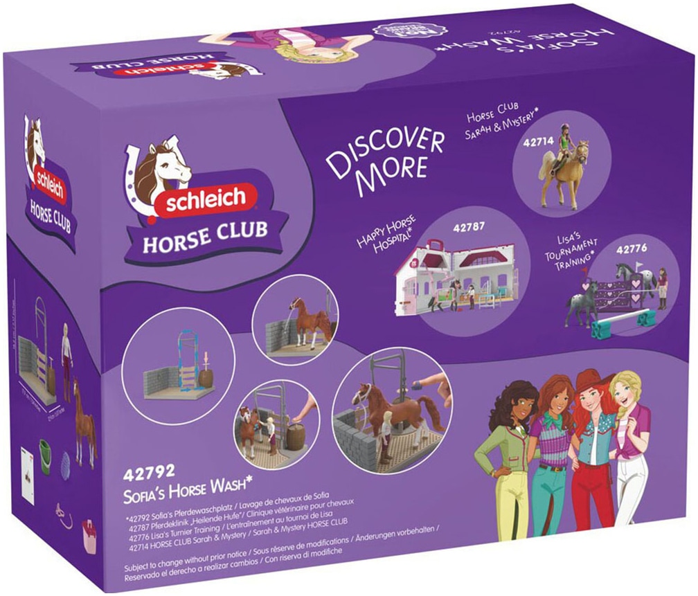 Schleich® Monde de jeu »HORSE CLUB, Sofia's Pferdewaschplatz (42792)«