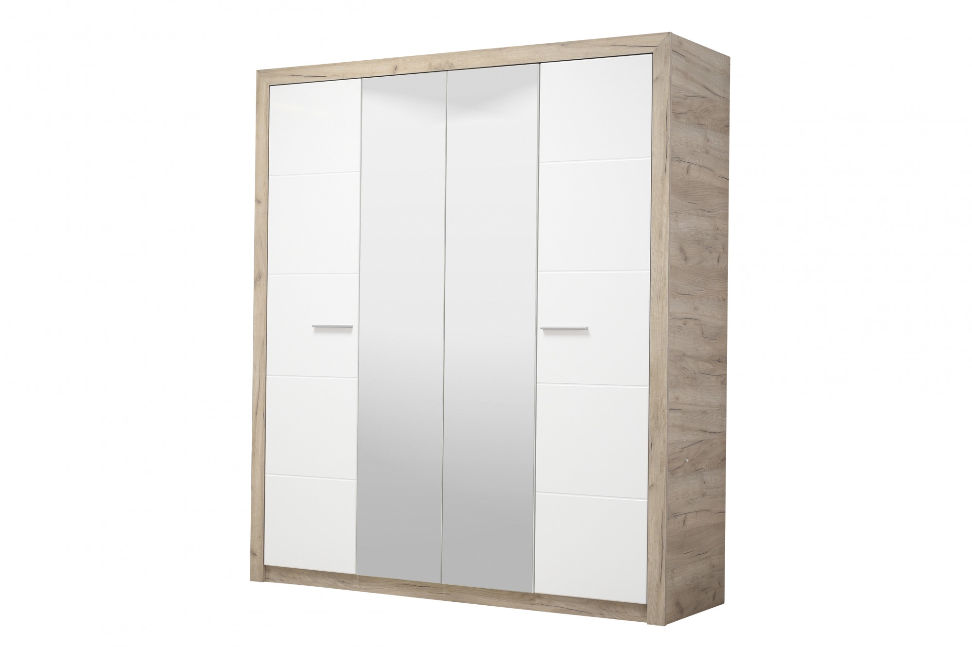 INOSIGN Kleiderschrank »Astor, FSC® -zertifizierter Holzwerkstoff; Made in Europe«, Schrank mit Spiegel und komplette Innenausstattung, 223,5x204x55cm