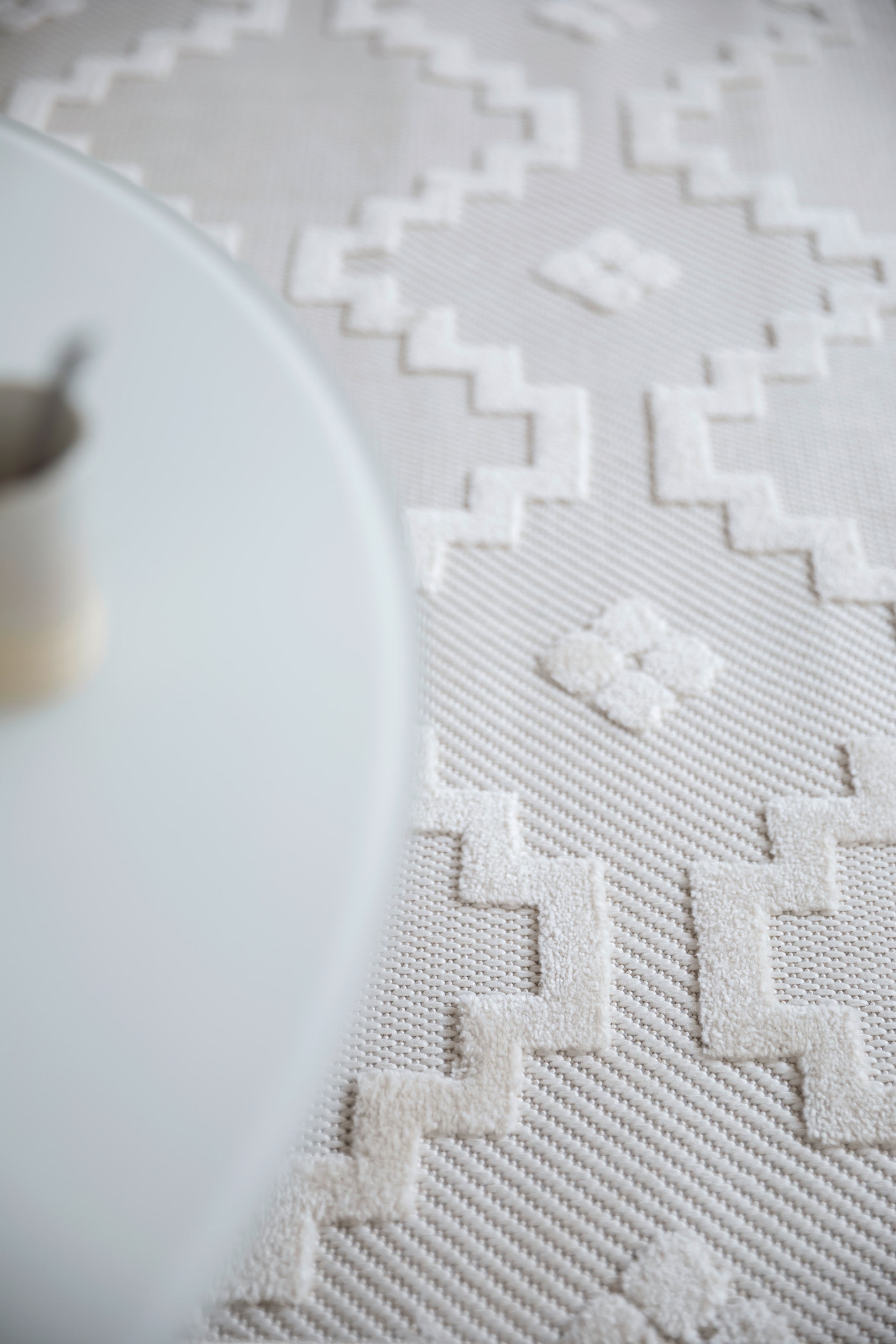 SCHÖNER WOHNEN-Kollektion Tapis »Summer 6352« Rectangulaire 6 mm Höhe In- und Outdoor geeignet, Hoch Tief Struktur, Robuster Teppich