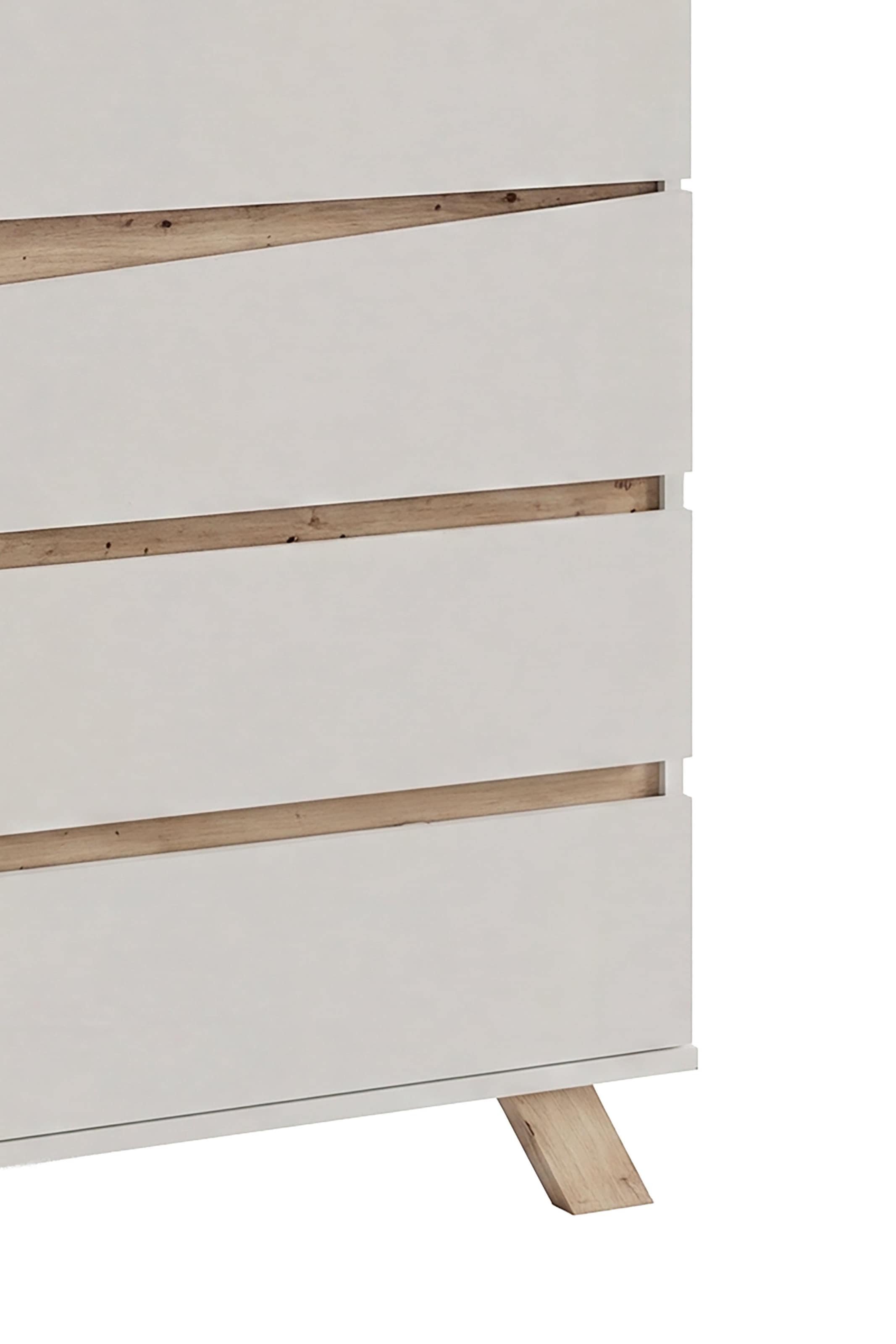 GOODproduct Secrétaire »Vaux« 1 cuis tlg. Cachemire / chêne Artisan (aspect chêne), porte pliante, espace de rangement, L : 120 cm