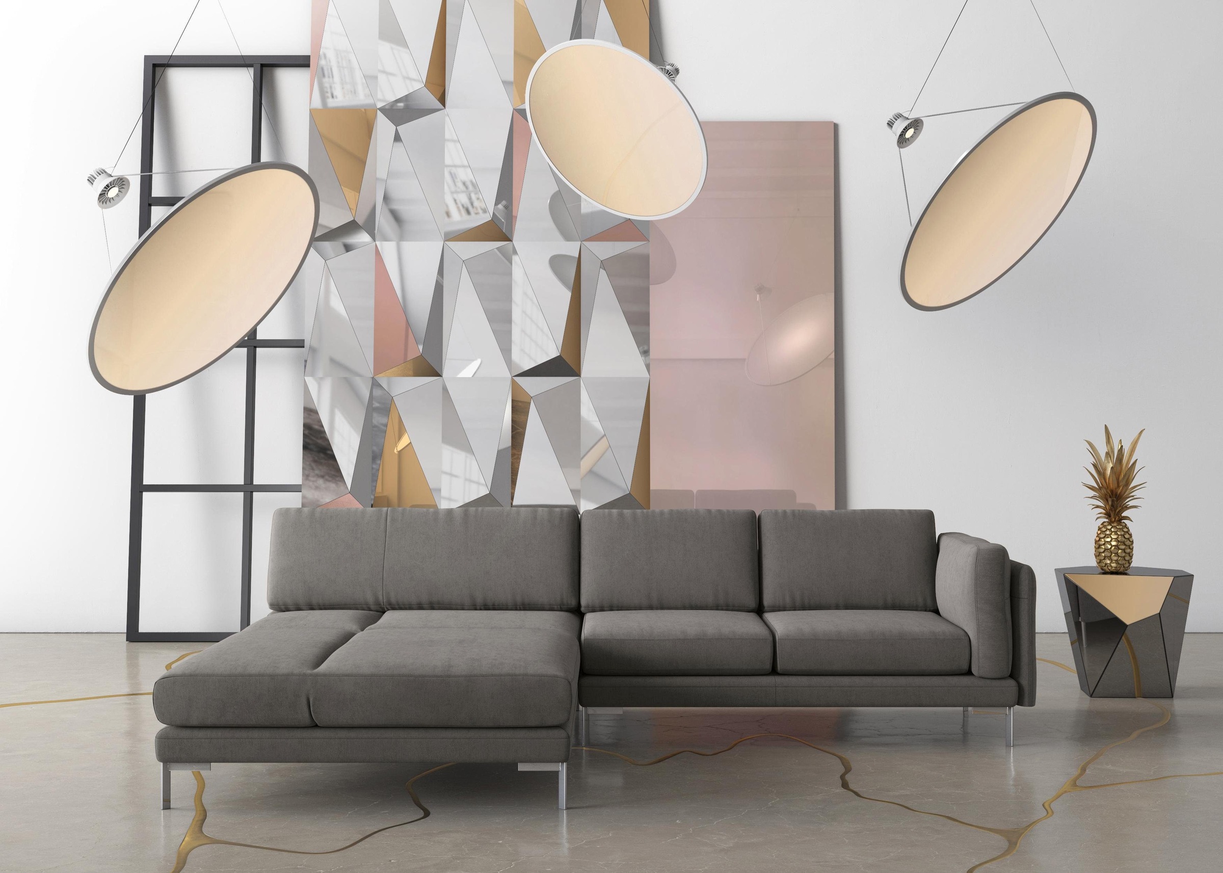 machalke® Ecksofa »vivien, L-Form«