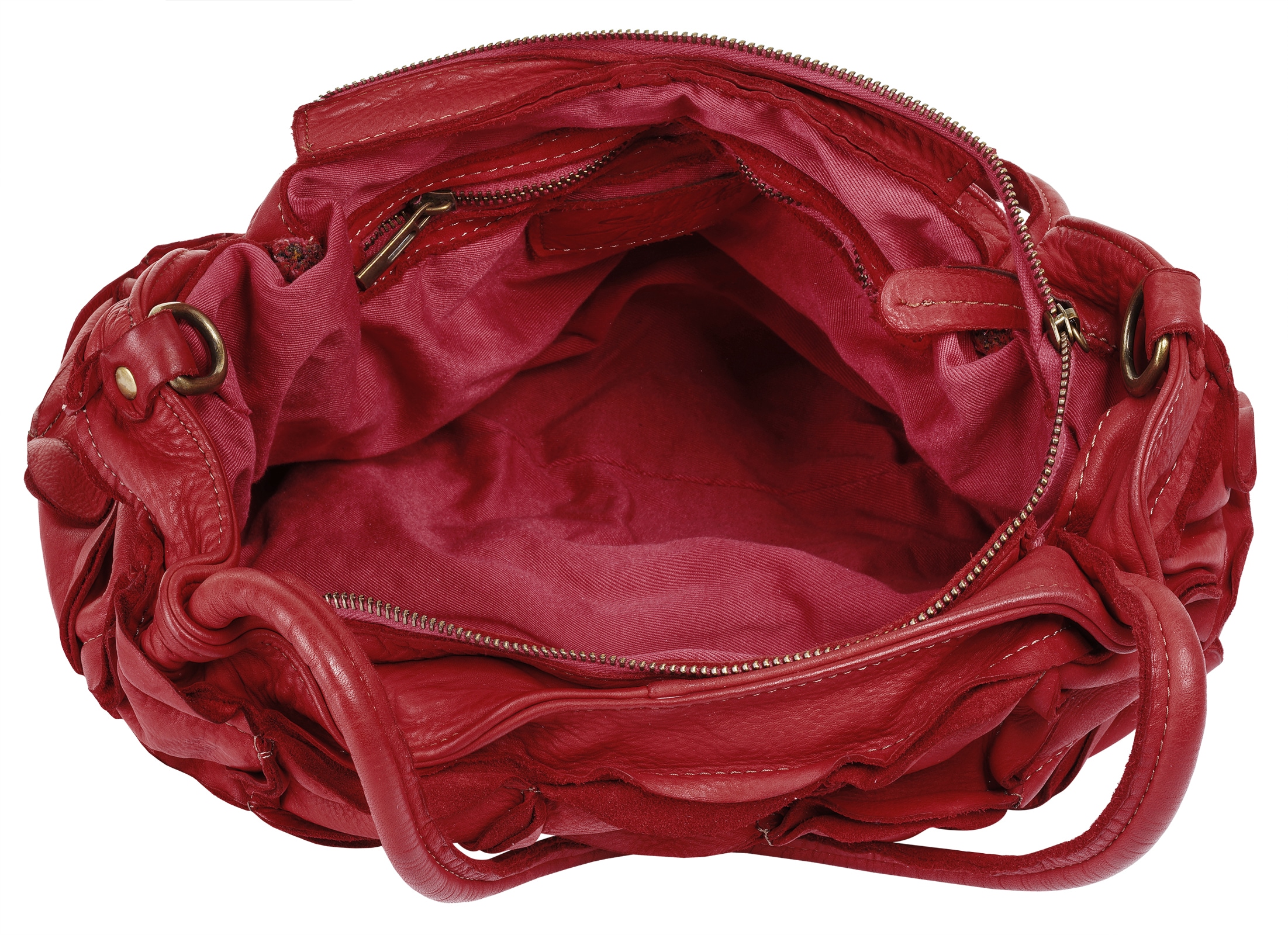 Samantha Look Shopper, echt Leder, Made in Italy