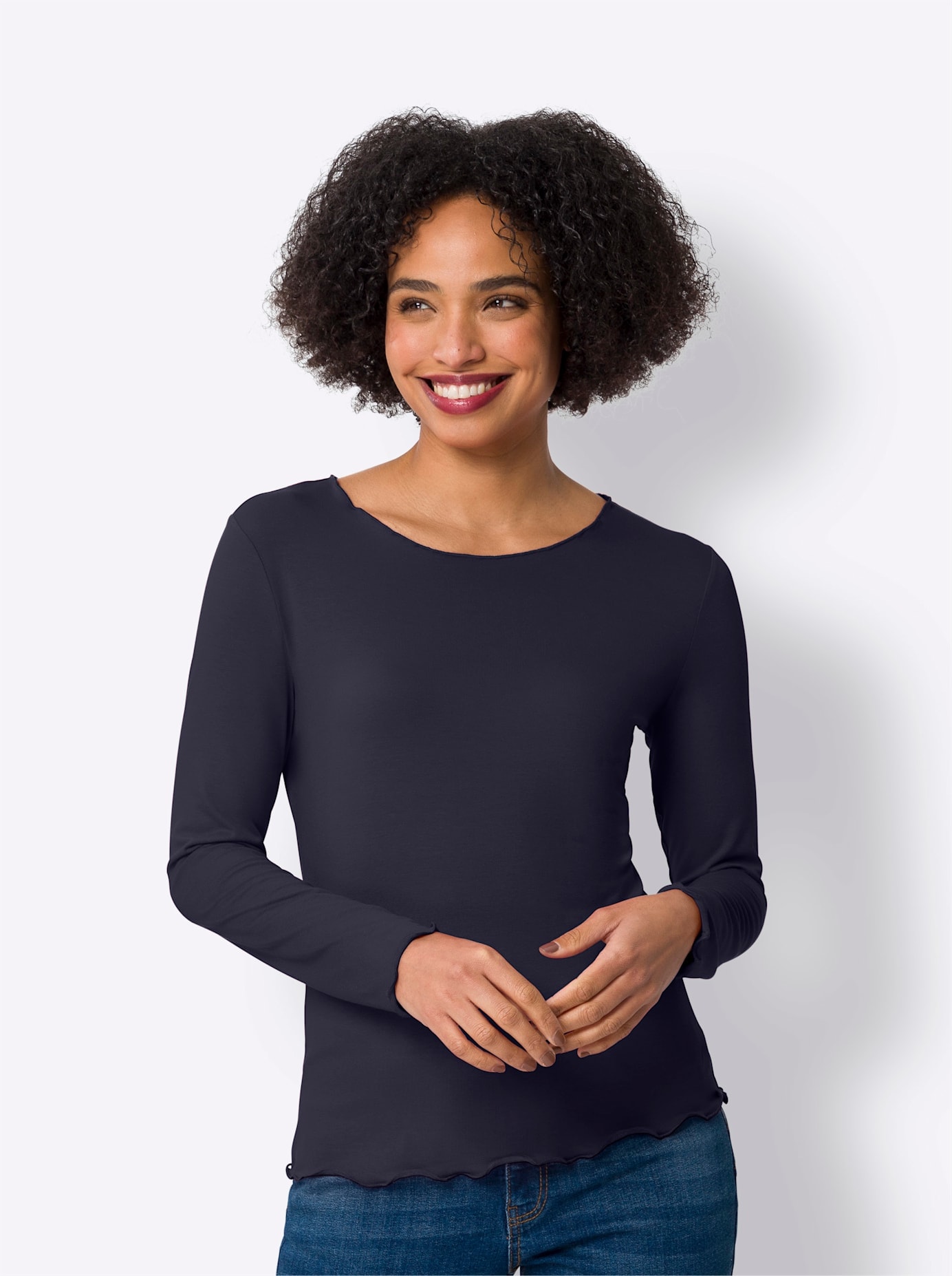 heine Langarmshirt »Doppelpack Shirts«, (2 tlg.)