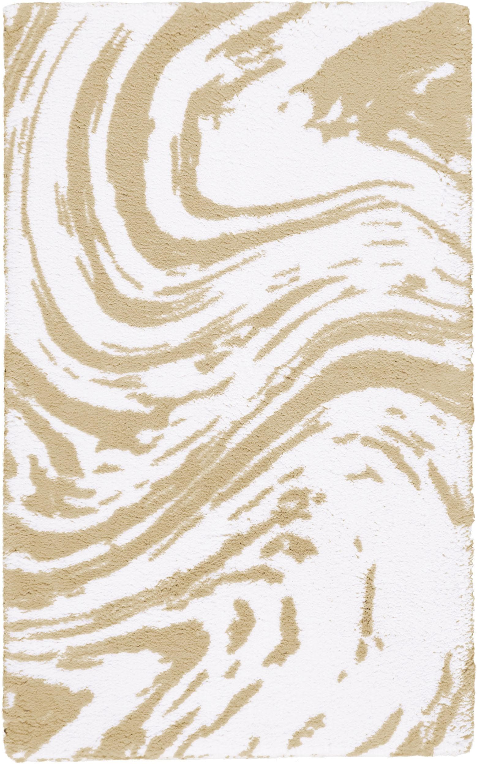 Image of Egeria Badematte "Marble" Höhe 10 mm rutschhemmend beschichtet fussbodenheizungsgeeignet