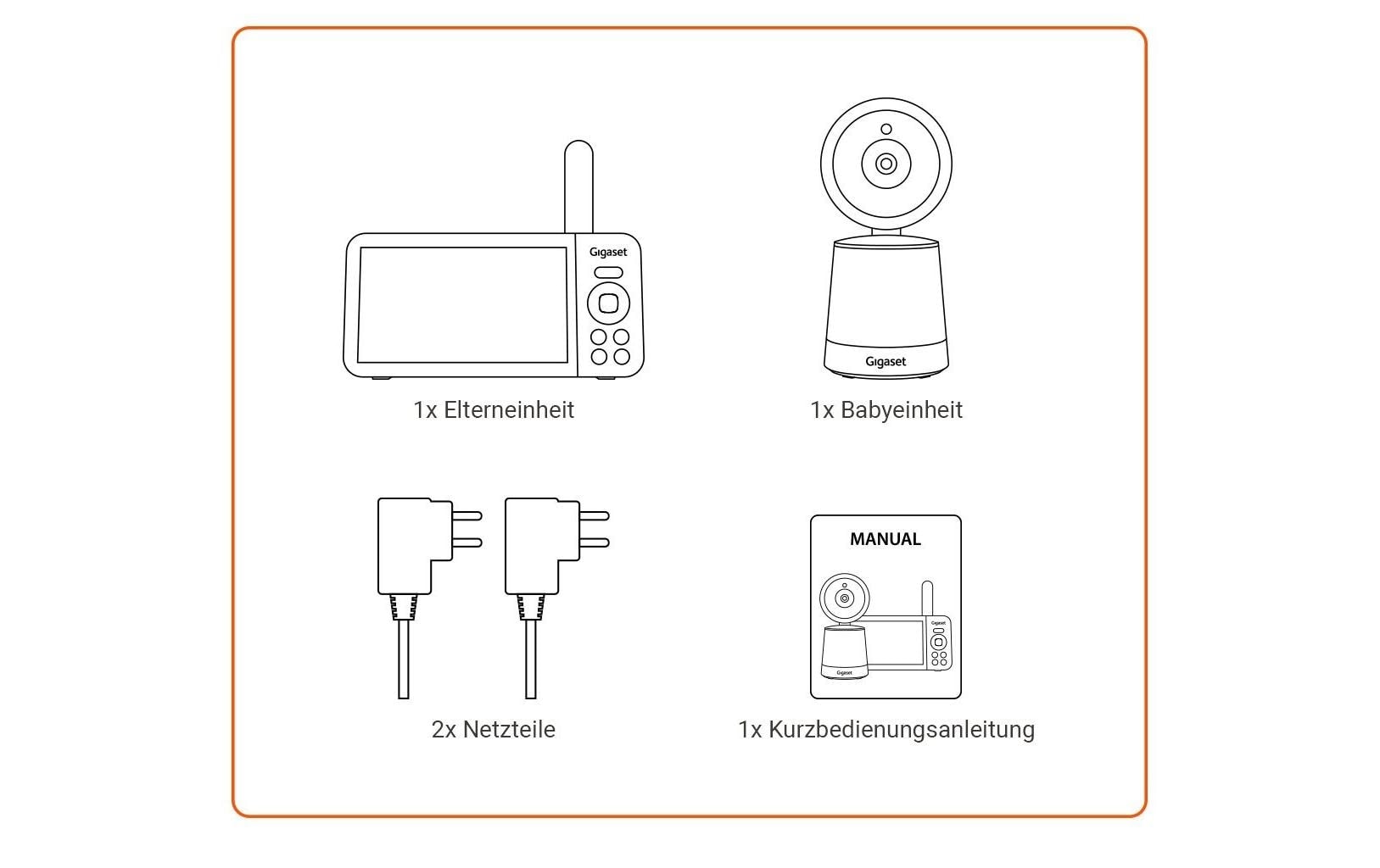 Gigaset Video-Babyphone »Baby 500 Video«