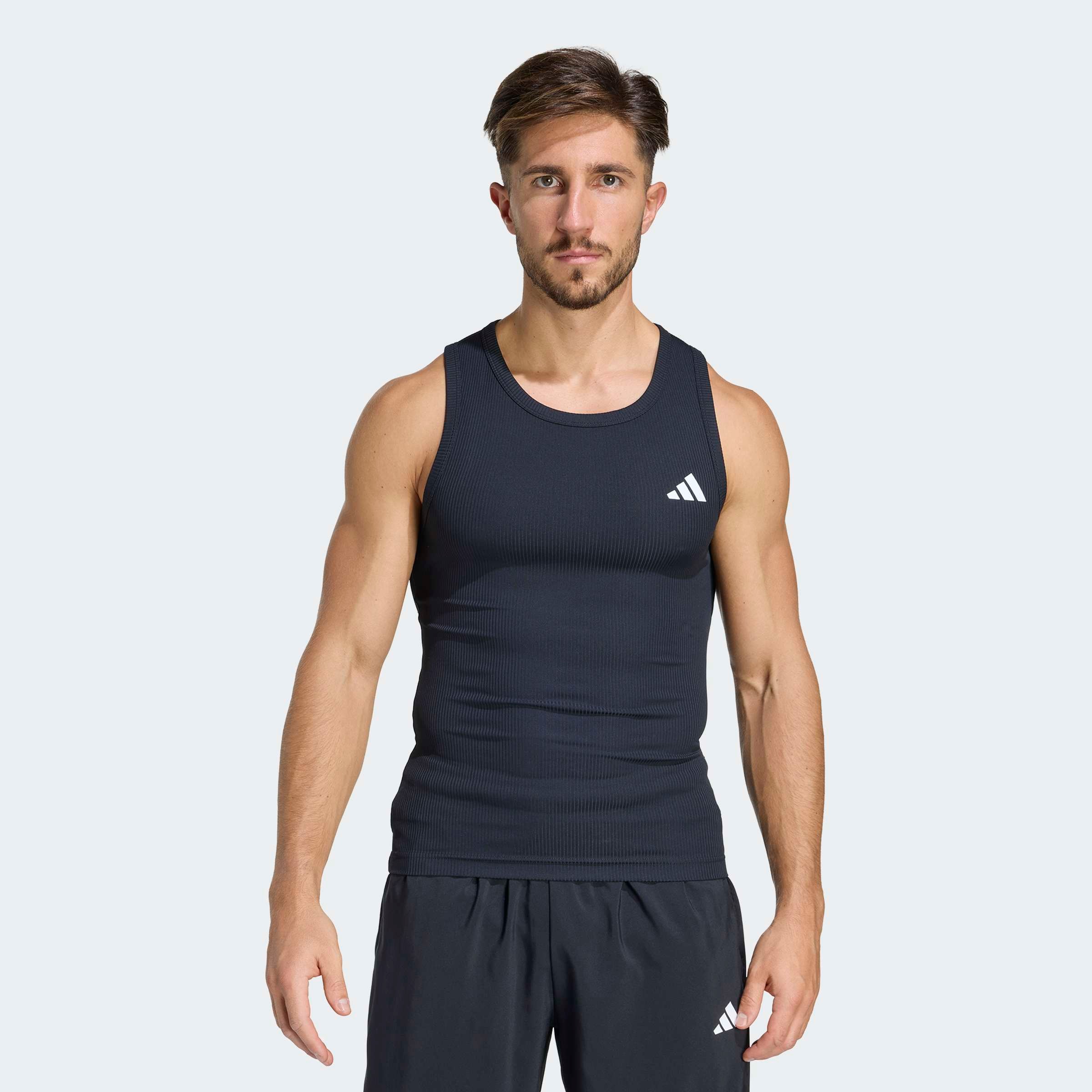 Image of adidas Performance Tanktop "PRIMELIFT ESSENTIALS WORKOUT, GERIPPT"