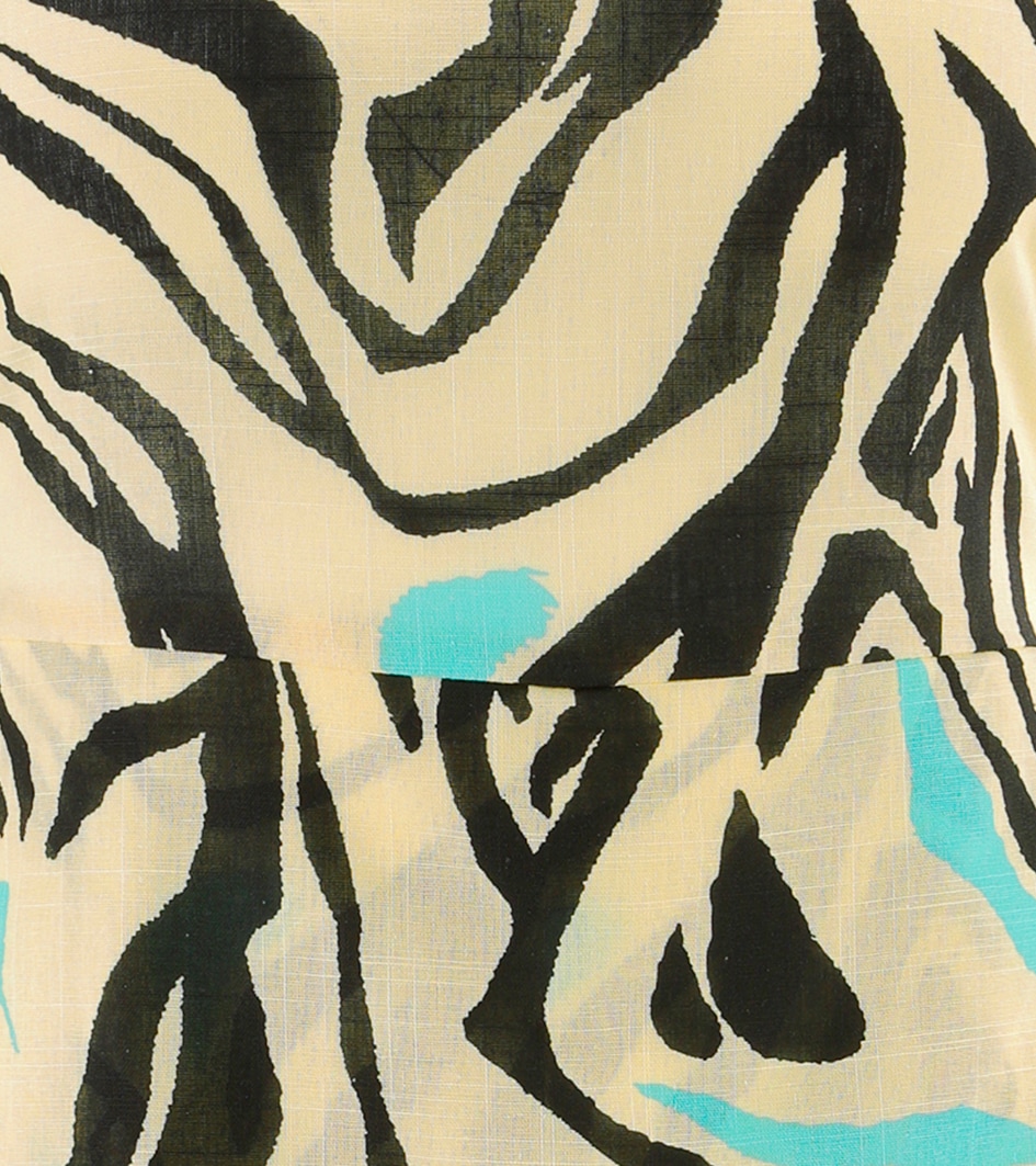 Aniston CASUAL Combinaison mit extravaganten, grafischen Muster und Schriftzug - NEUE KOLLEKTION