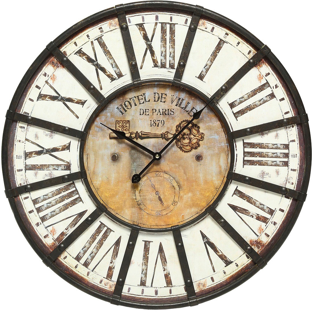 Image of Ambiente Haus Wanduhr »Hotel Wanduhr 58cm« bei Ackermann Versand Schweiz