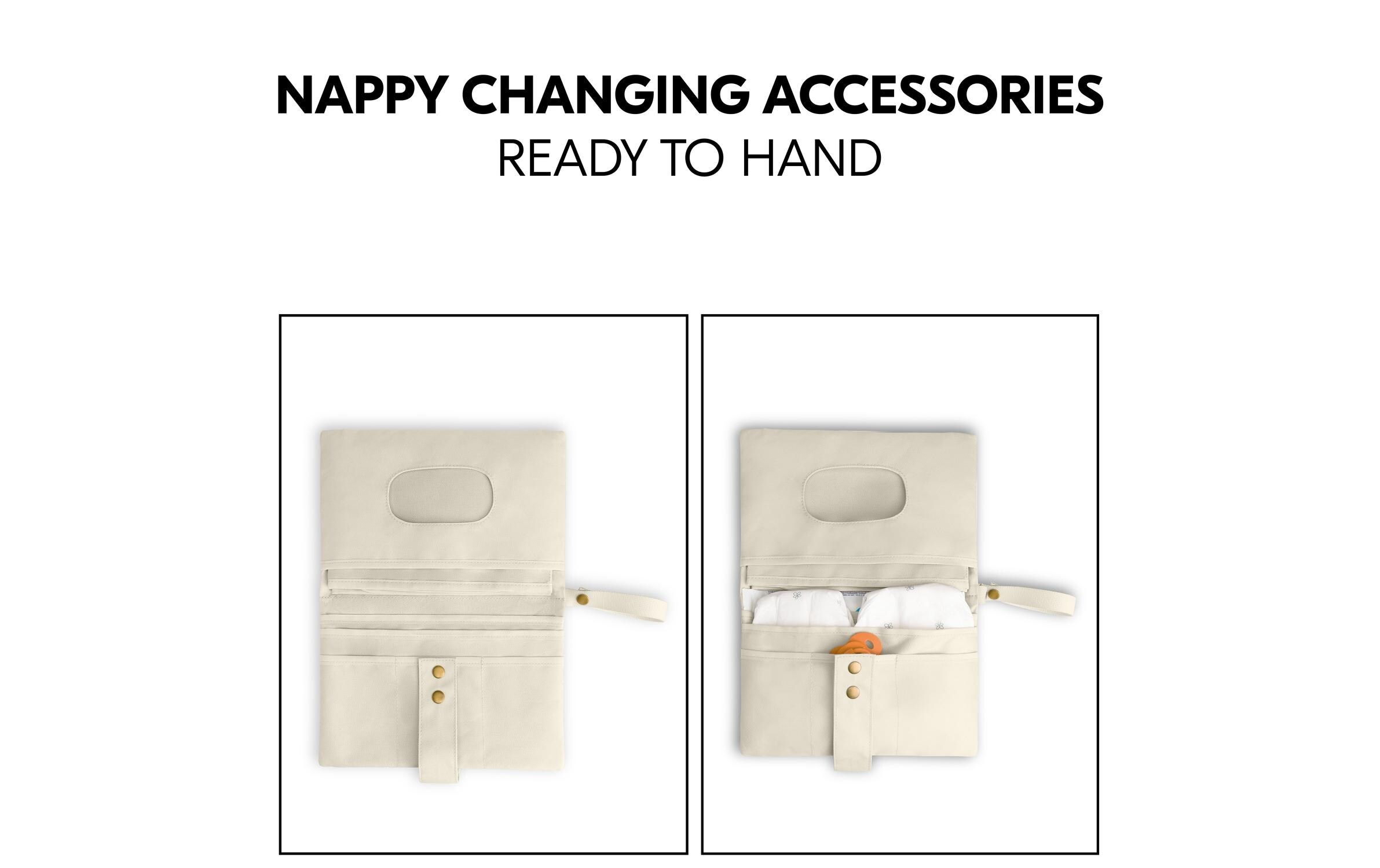 Hauck Wickeltasche »Change N Walk Beige«