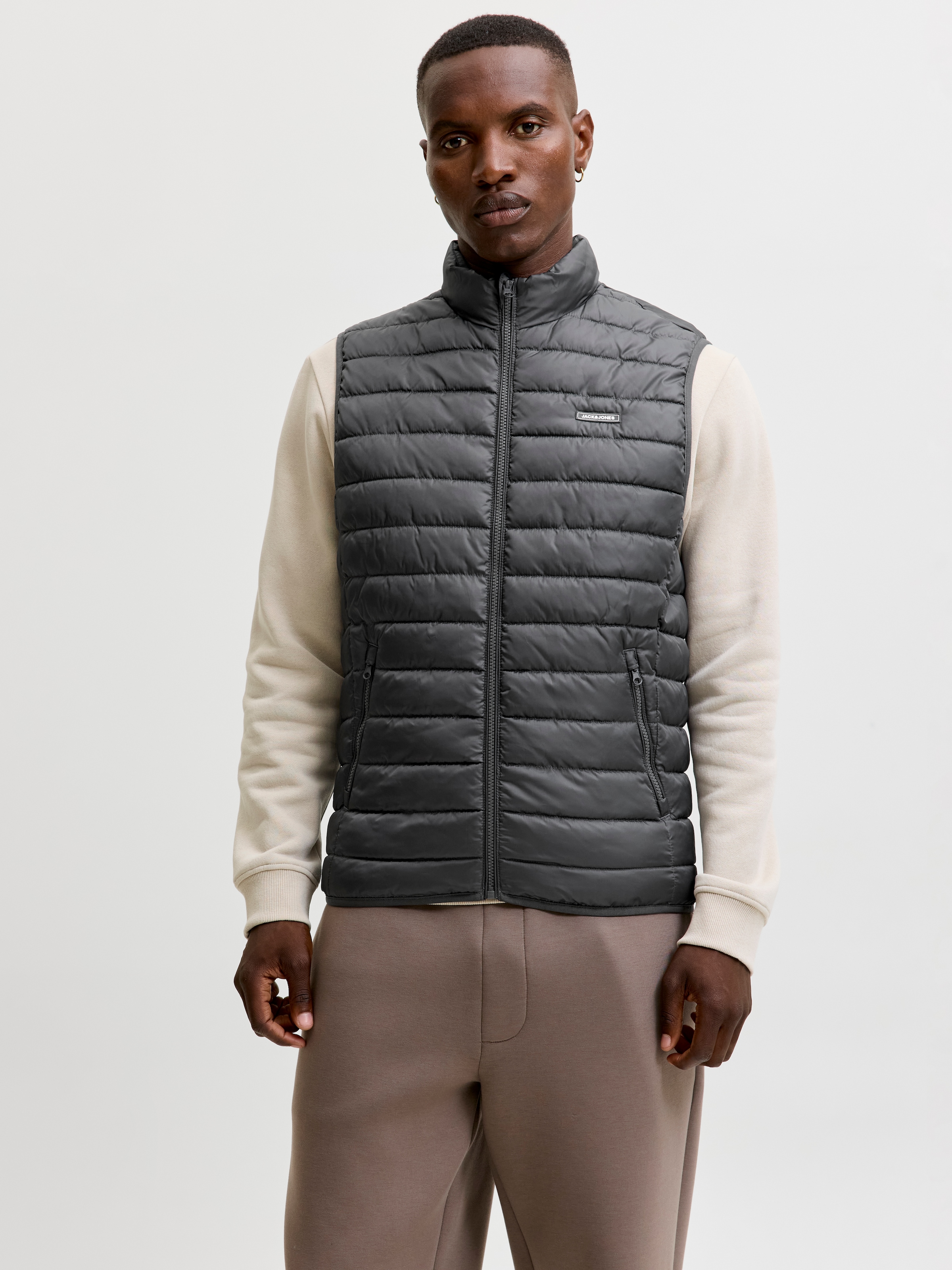 Jack & Jones Steppweste »JJELVIS LIGHT BODYWARMER COLLAR« Kunstfaser, regular fit
