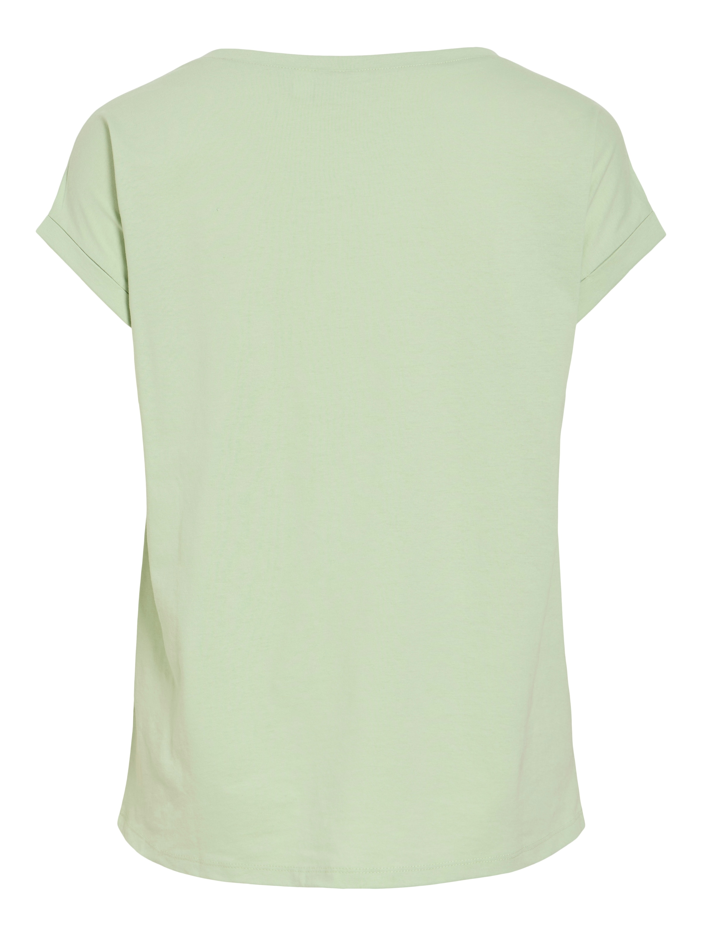Vila Shirt à col rond »VIDREAMERS NEW PURE T-SHIRT/SU-NOOS« Baumwollmischung, regular fit