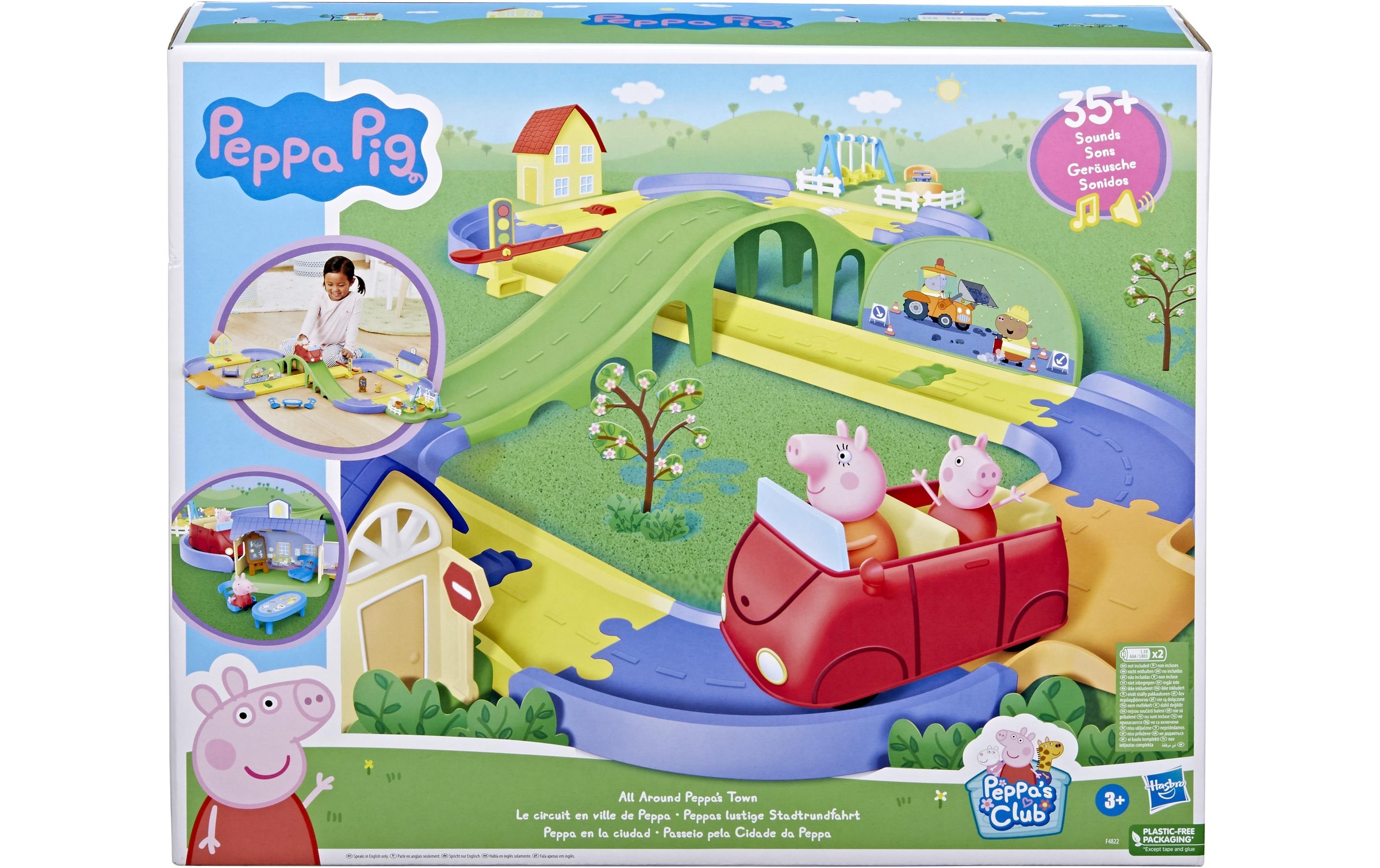 Hasbro Spielfigur »Peppa Pig Peppas lustige Stadtrundfahrt«