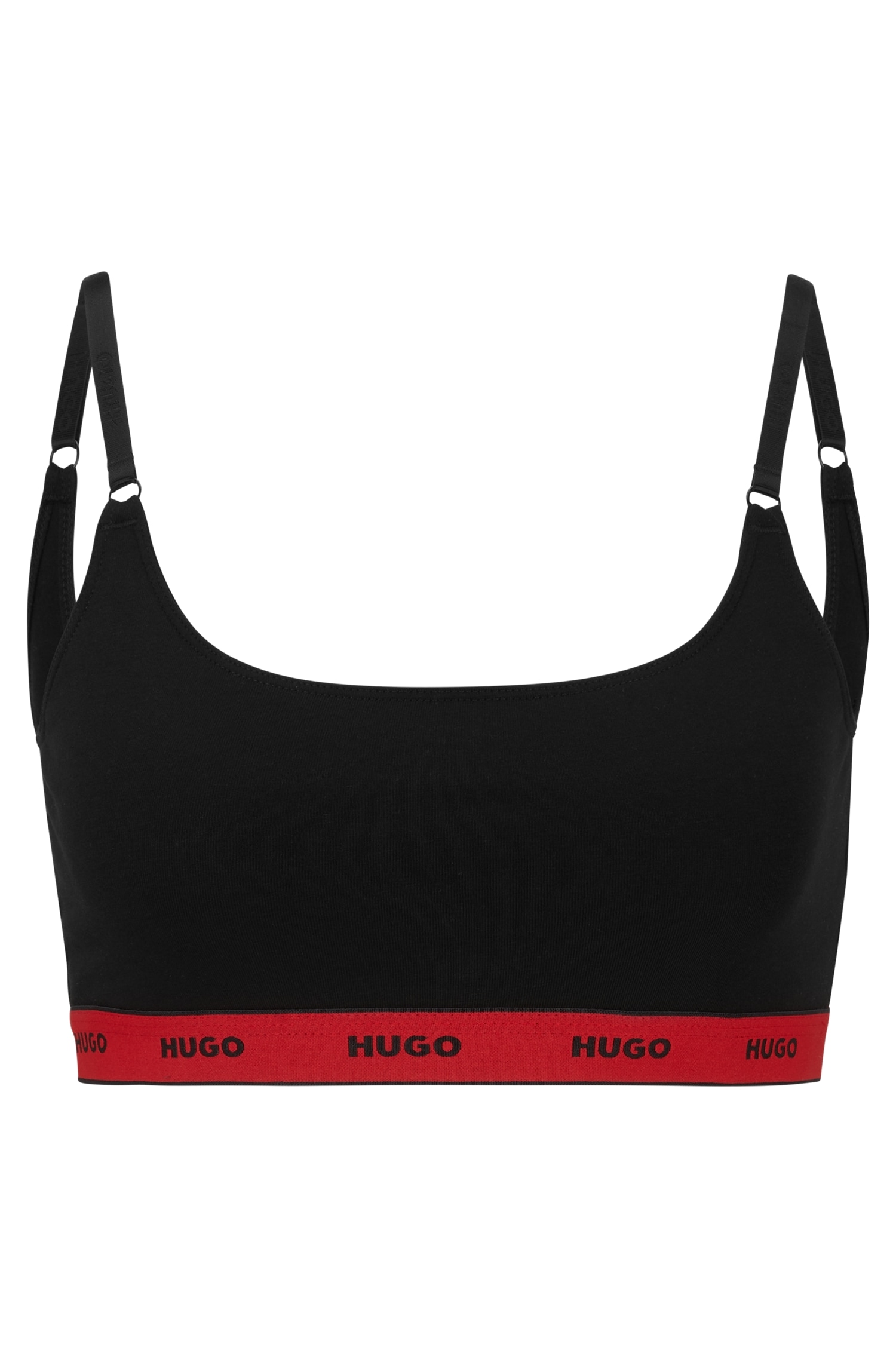 HUGO Underwear Bralette-BH »TWIN BRALETTE STRIPE«, (Packung, 2 tlg., 2er-Pack), mit elastischem Bund