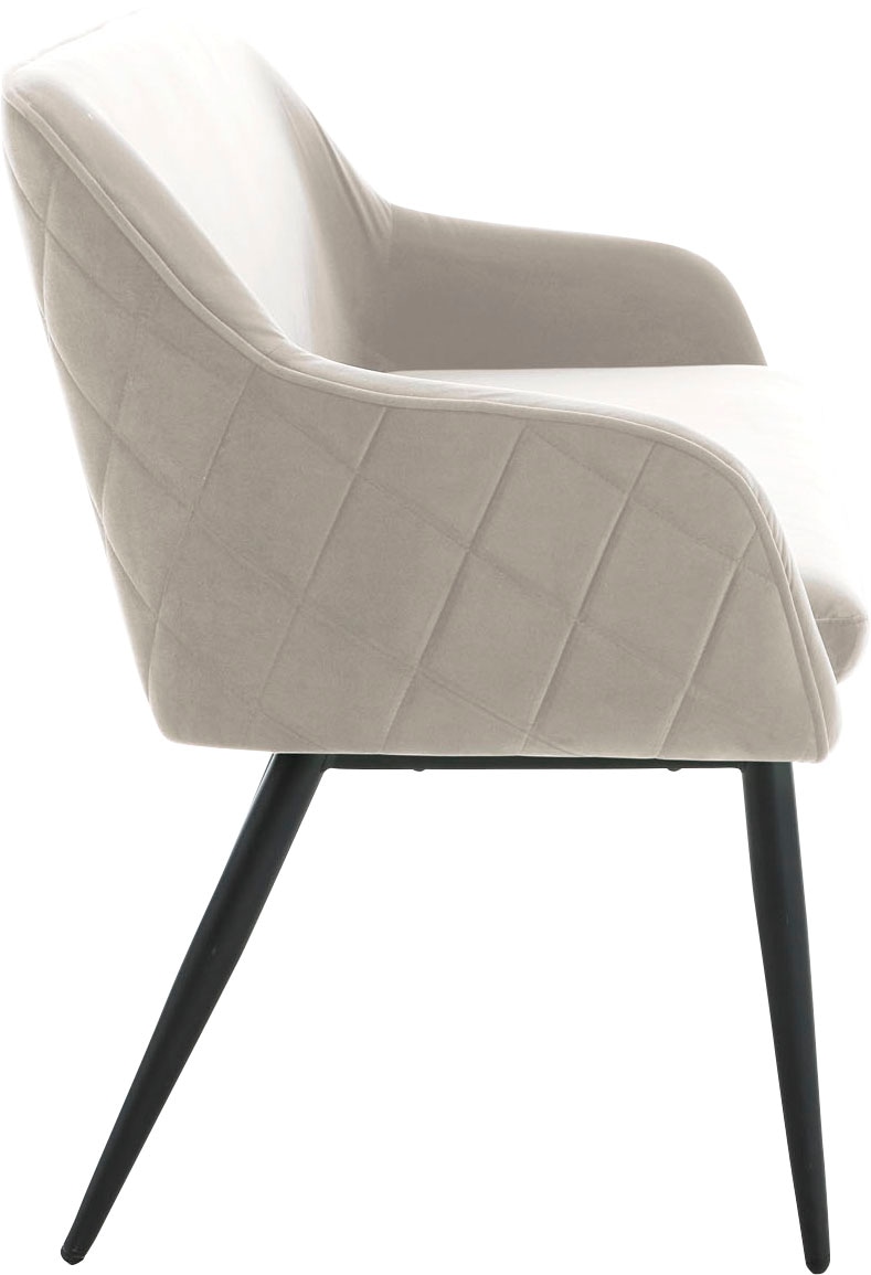 SalesFever Sitzbank »Komfortable Sitzbank« mit Armlehnen und Rückensteppung