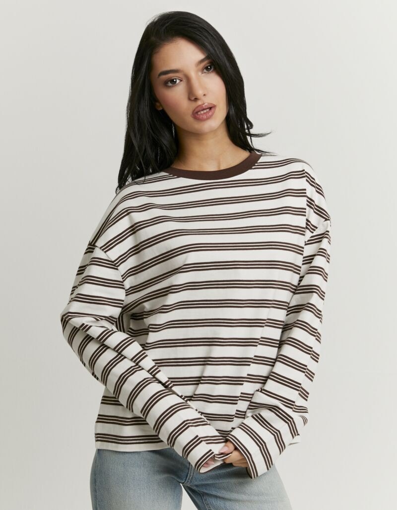 Tally Weijl Langarmshirt »STSCOBERLA« Baumwolle
