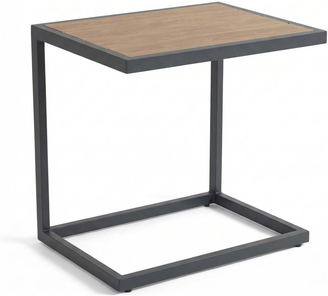 Image of Ambiente Haus Beistelltisch "Garten Beistelltisch Alu - grau" 1 Stk. tlg.
