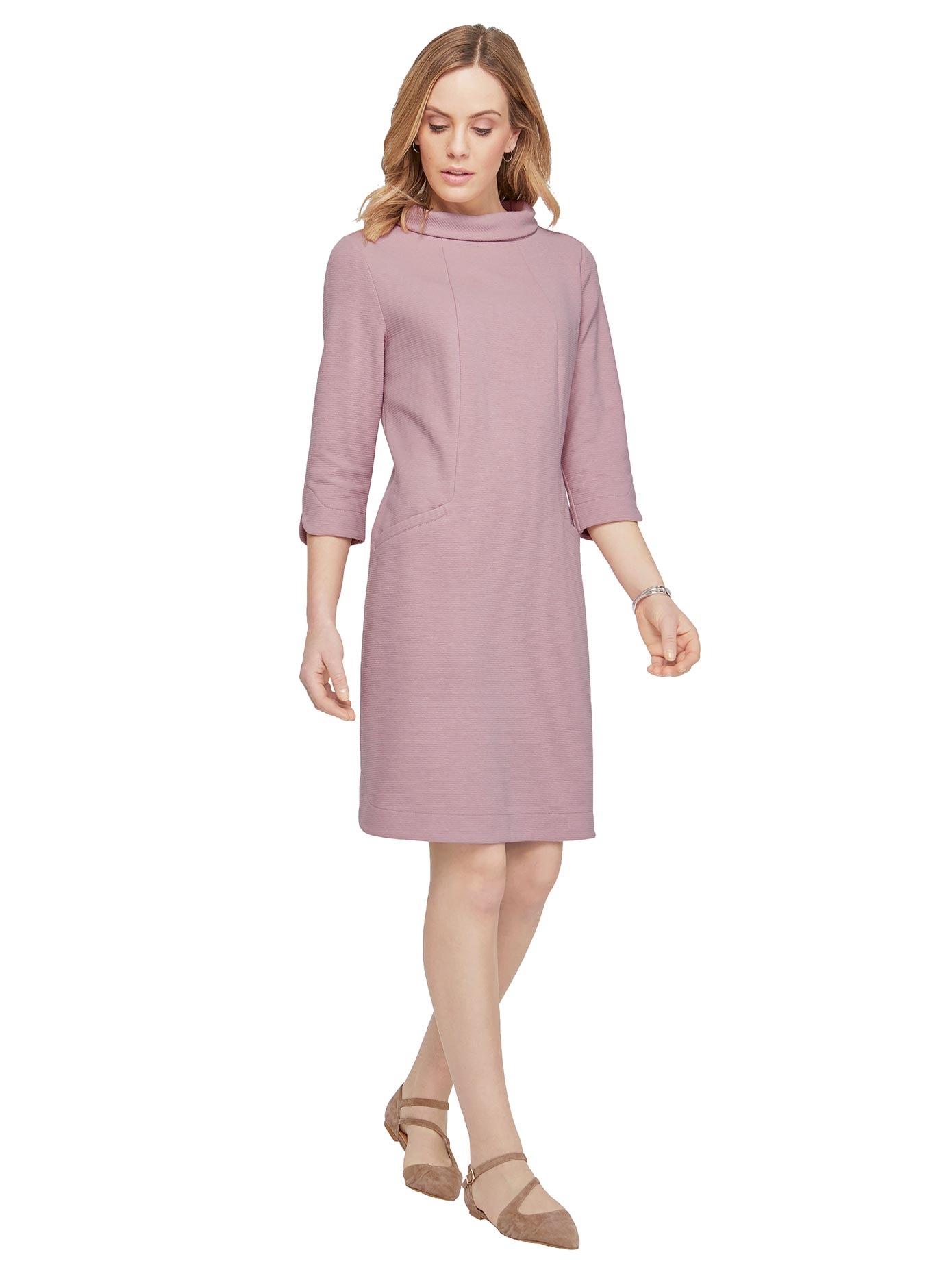 Kleid mit Umlegekragen