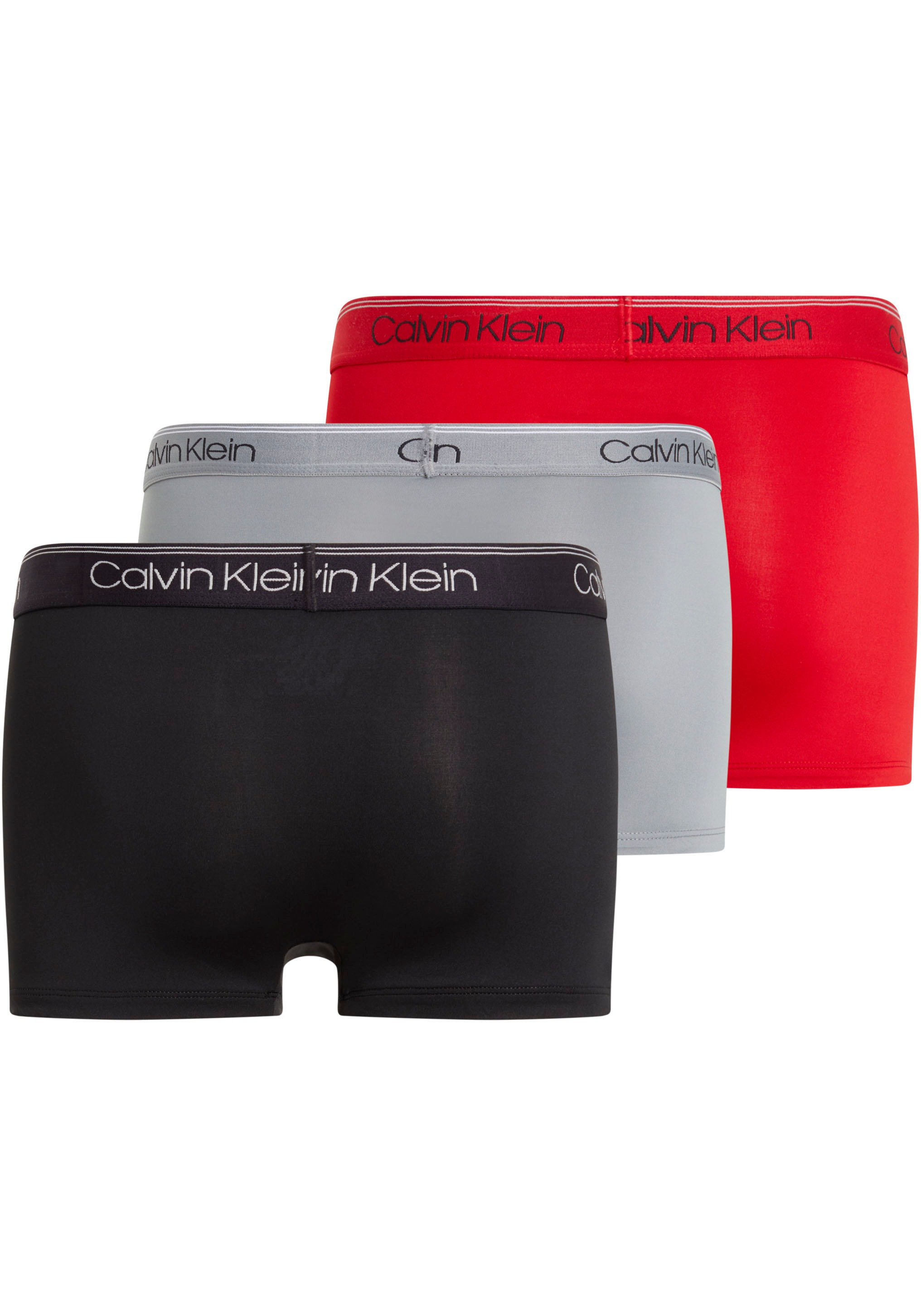 Calvin Klein Underwear »LOW RISE TRUNK 3PK« Packung, 3er, 3 cuis mit Logo-Stretchbund