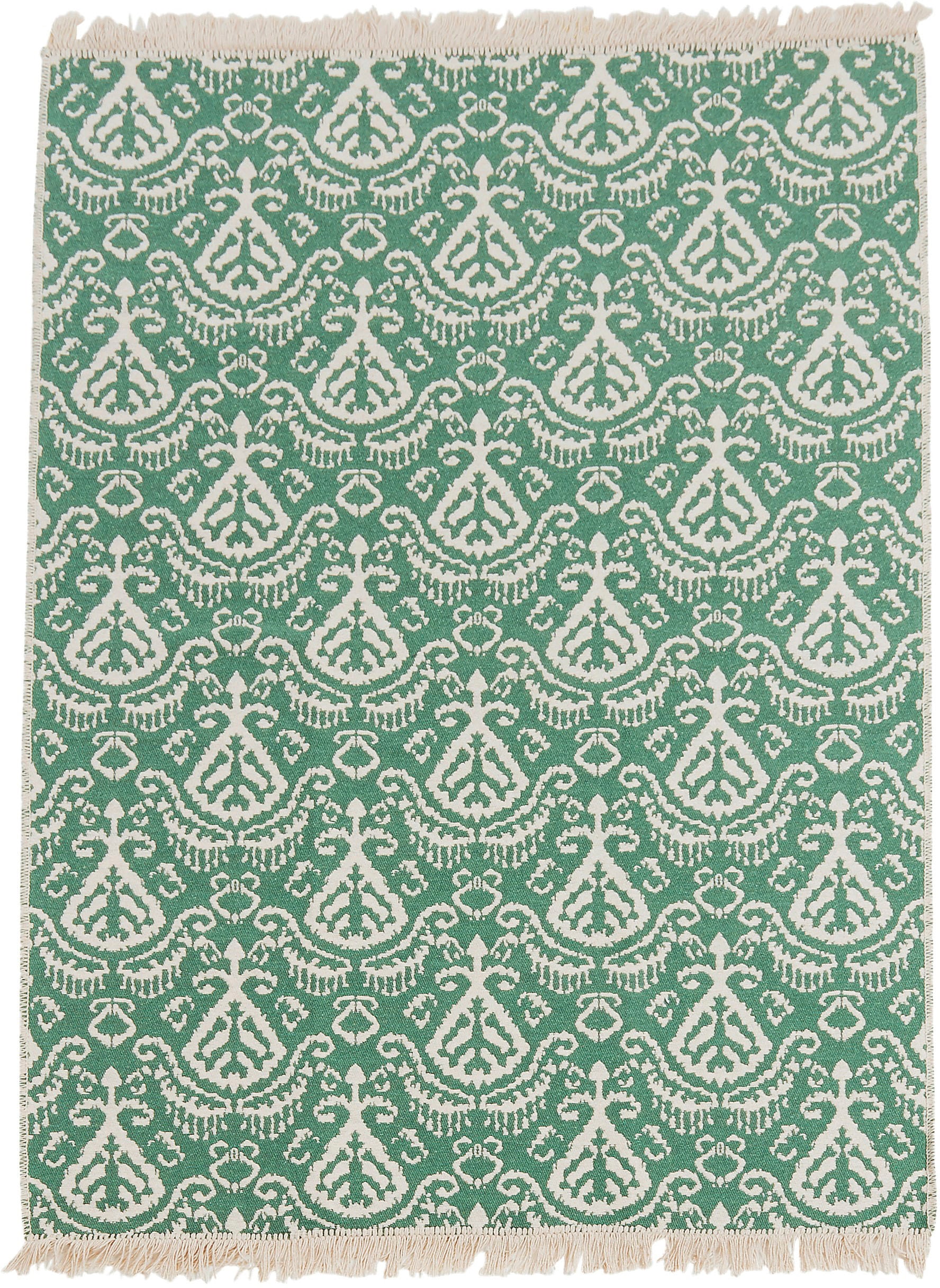 Image of done. Teppich "NIZZA" rechteckig 8 mm Höhe Flachgewebe, modernes Ethno Design, mit Fransen, waschbar