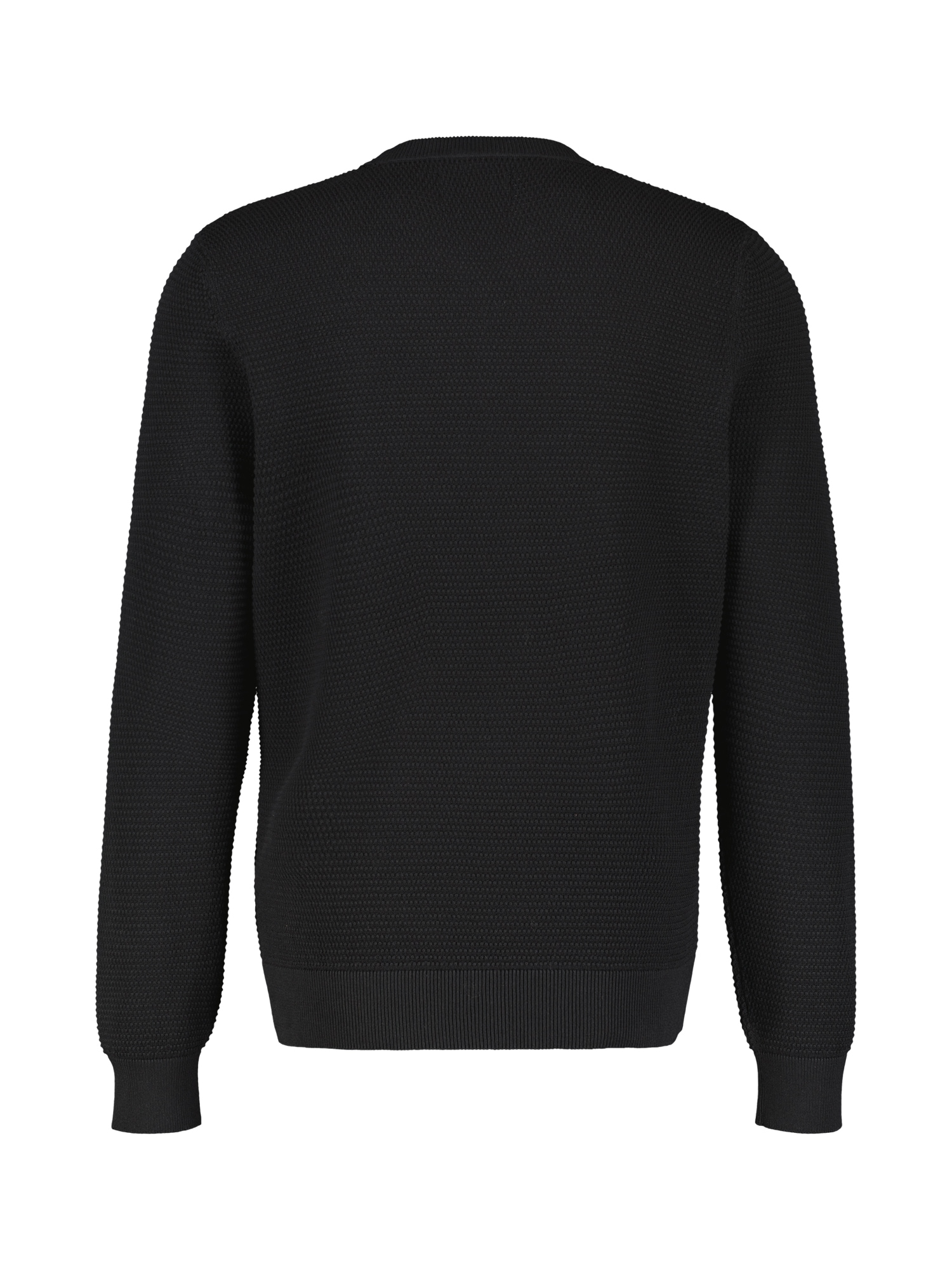 Image of LERROS Strickpullover "Rundhals-Strickpullover aus Baumwolle"