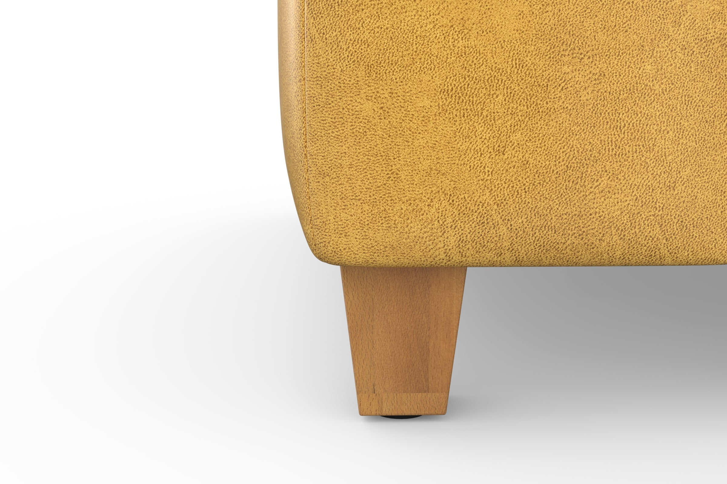 sit&more Ecksofa »Westham L-Form«, mit Recamiere, mit oder ohne Bettfunktion, Bettkasten, Füsse Eiche