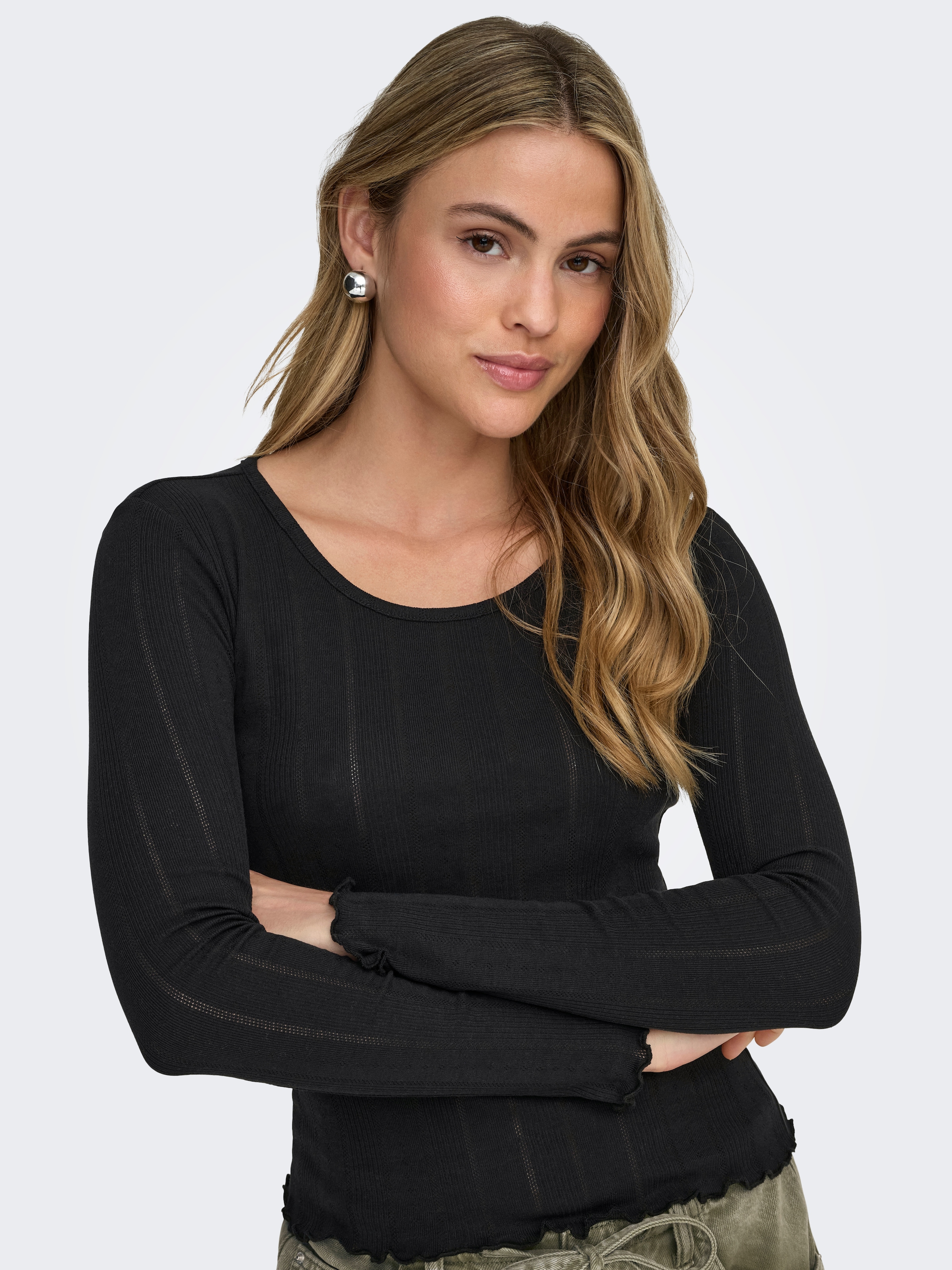 ONLY T-shirt à manches longues »ONLTENNA O-NECK L/S TOP JRS NOOS«