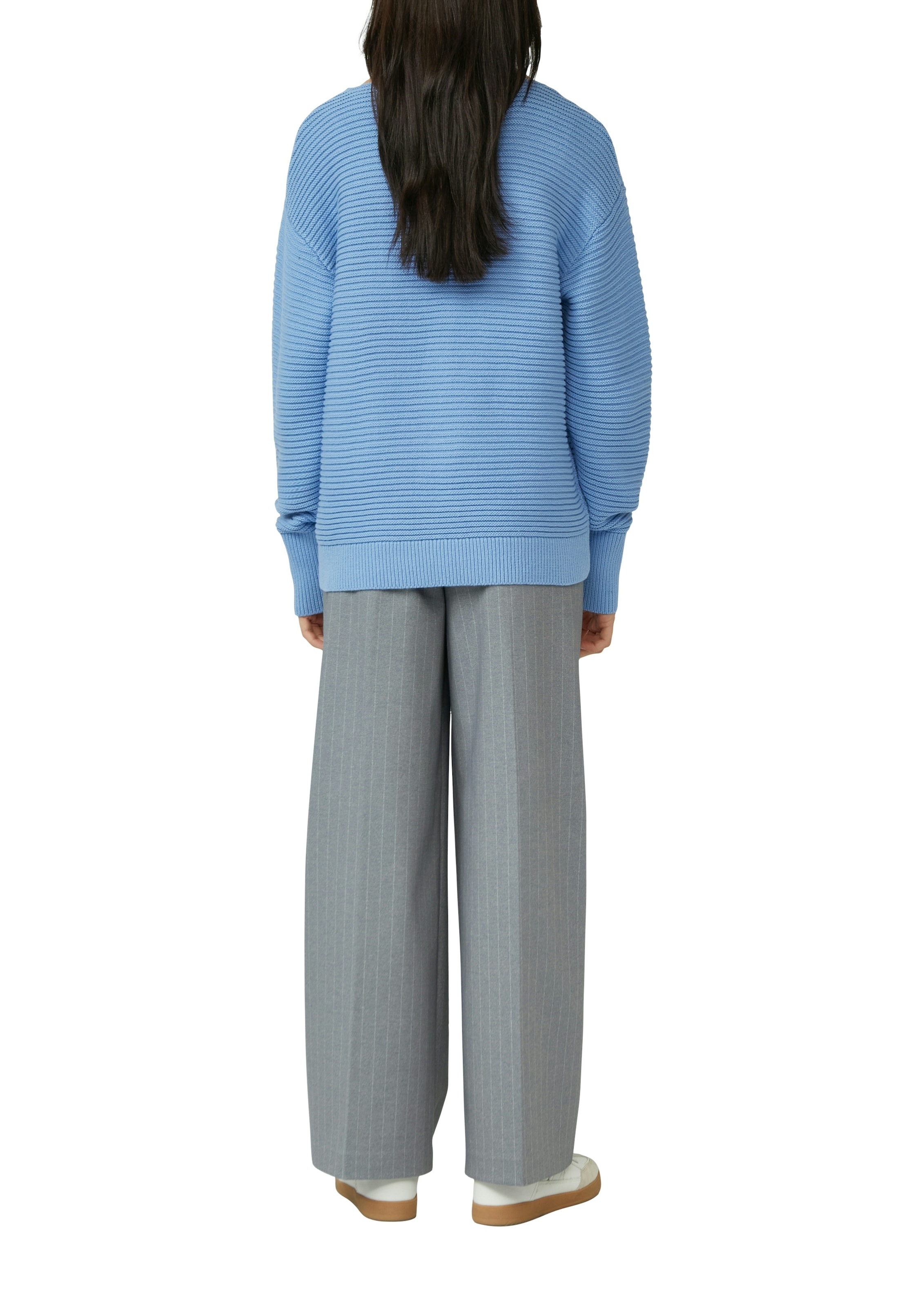 s.Oliver Pull en tricot avec motif tricoté et col rond