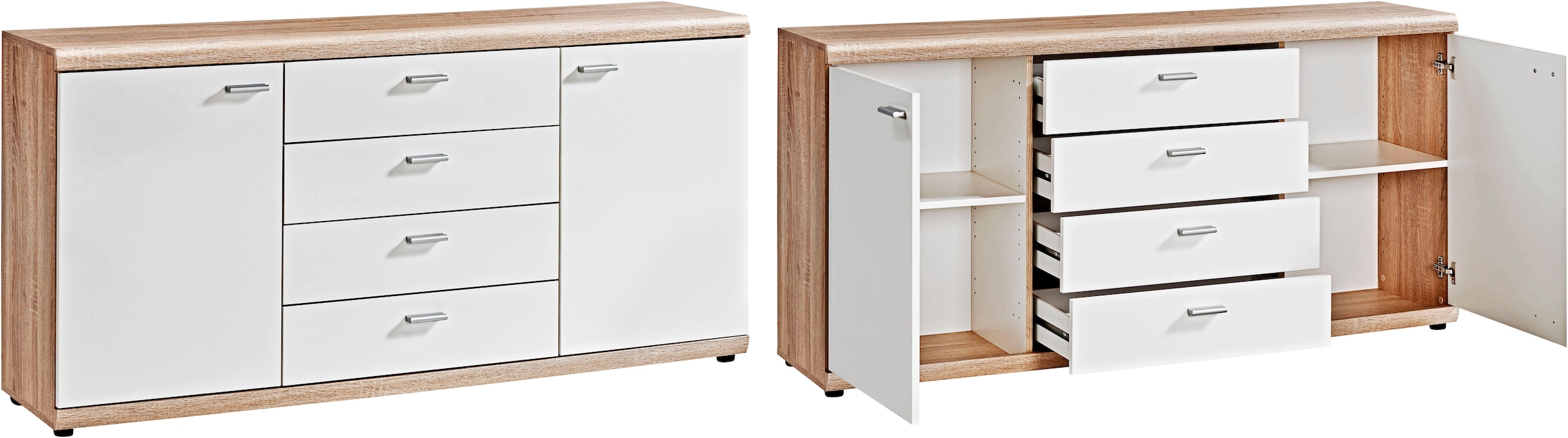Procontour Kommode »Sun BESTSELLER« Höhe 74 cm, variabel verstellbaren Einlegeböden