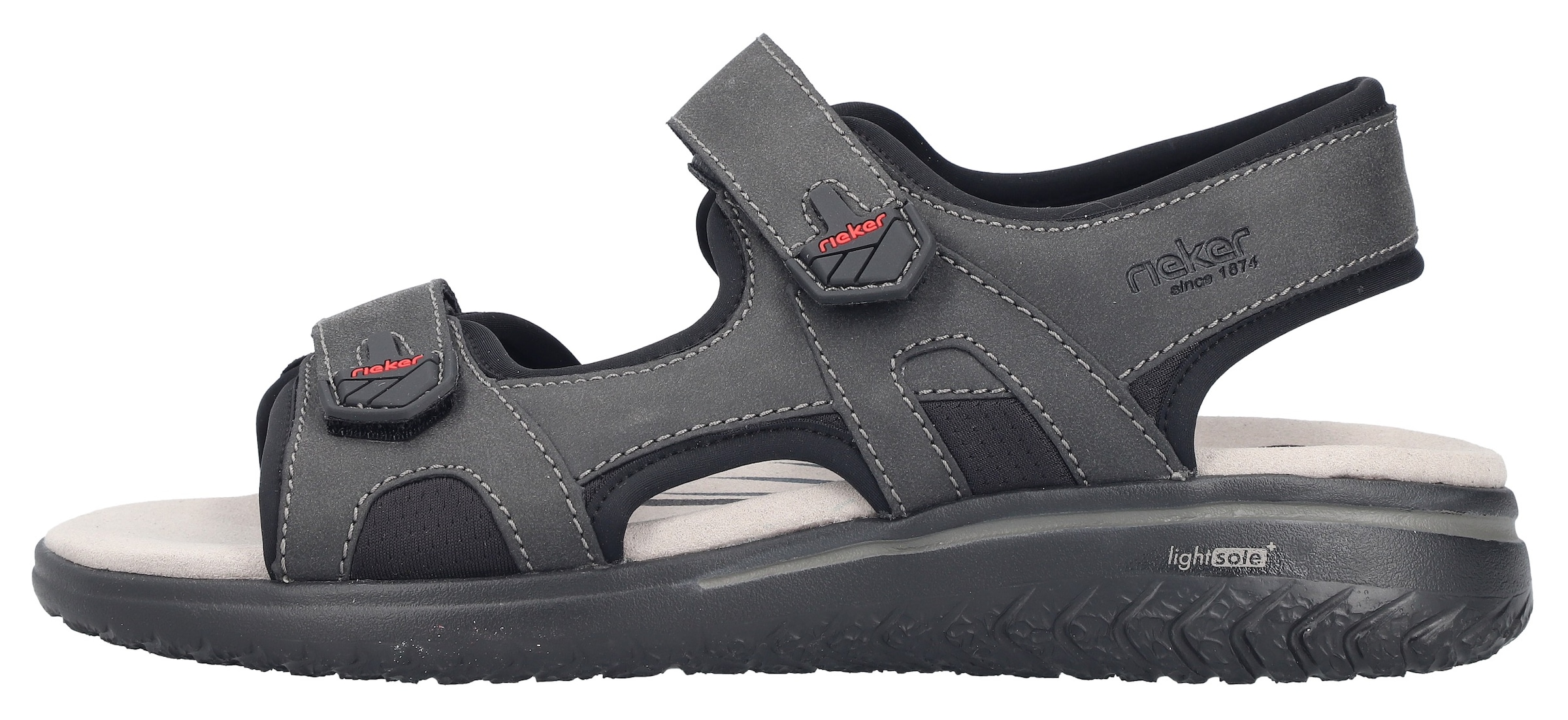 Rieker Sandale  Chaussure d'été, chaussure velcro, sandale outdoor avec brides velcro
