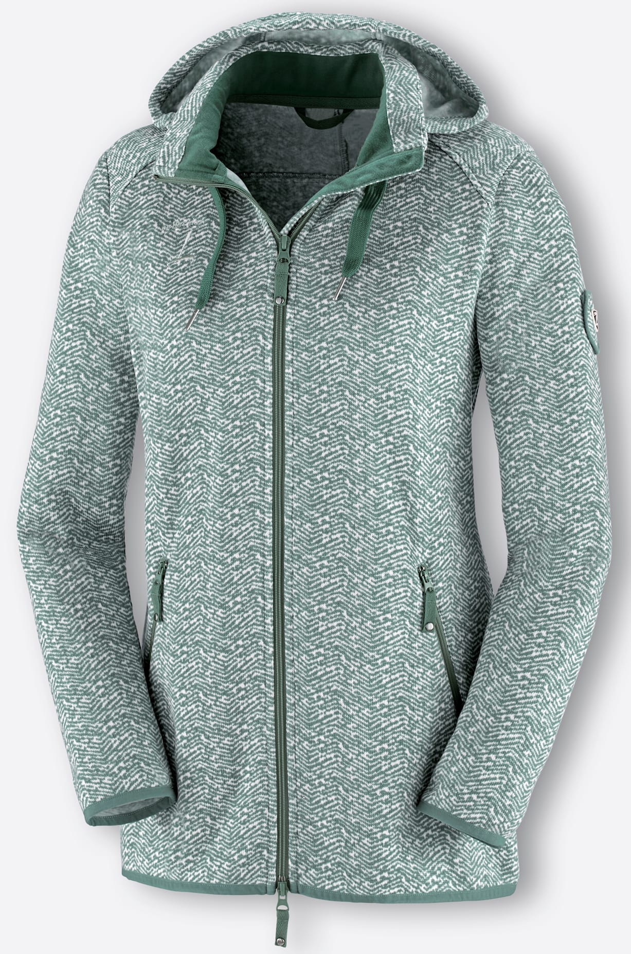 Casual Looks Kapuzenfleecejacke