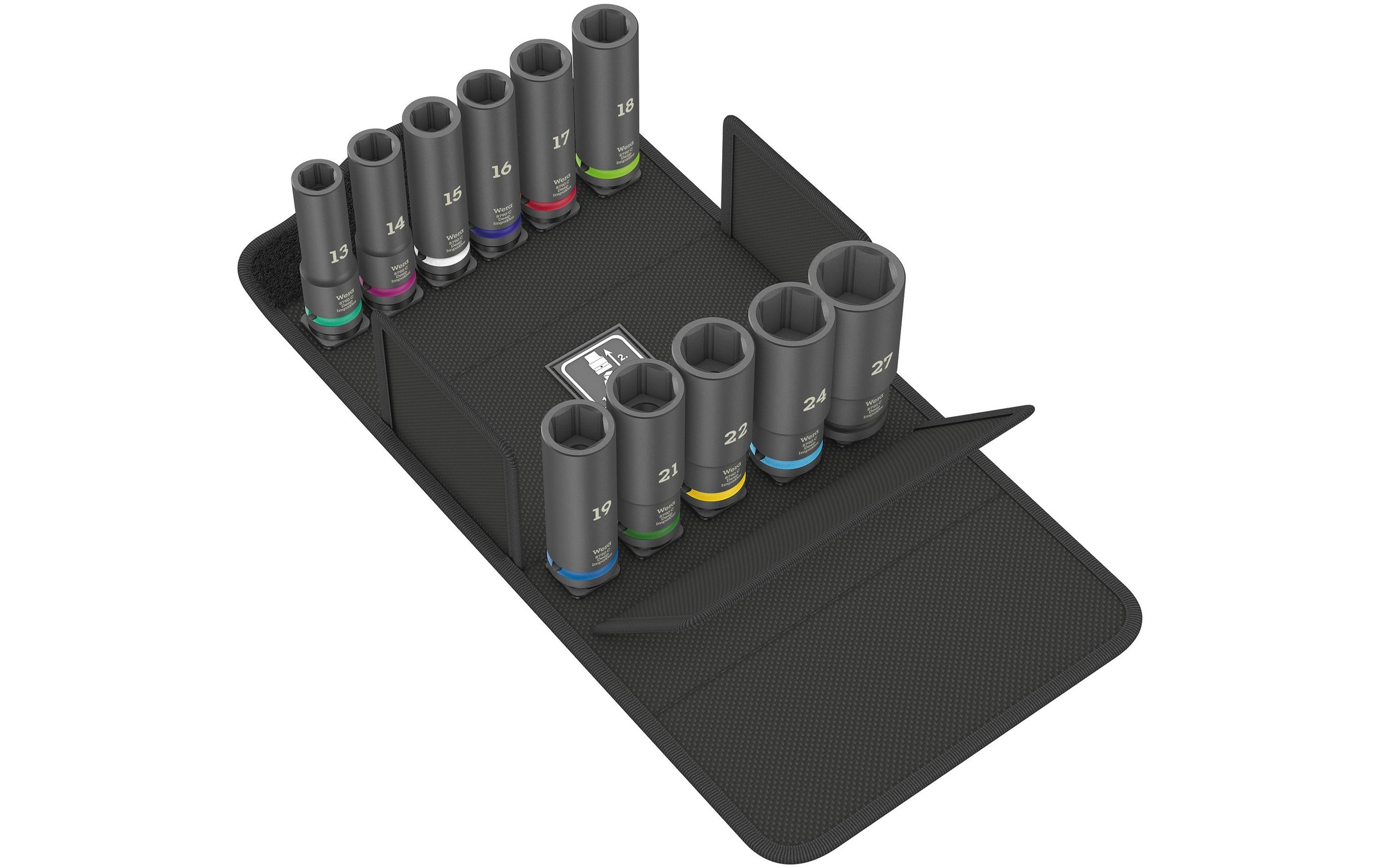 Image of Wera Steckschlüssel "Wera 8790 C Impaktor Deep Set 1" 11 Stk. tlg.