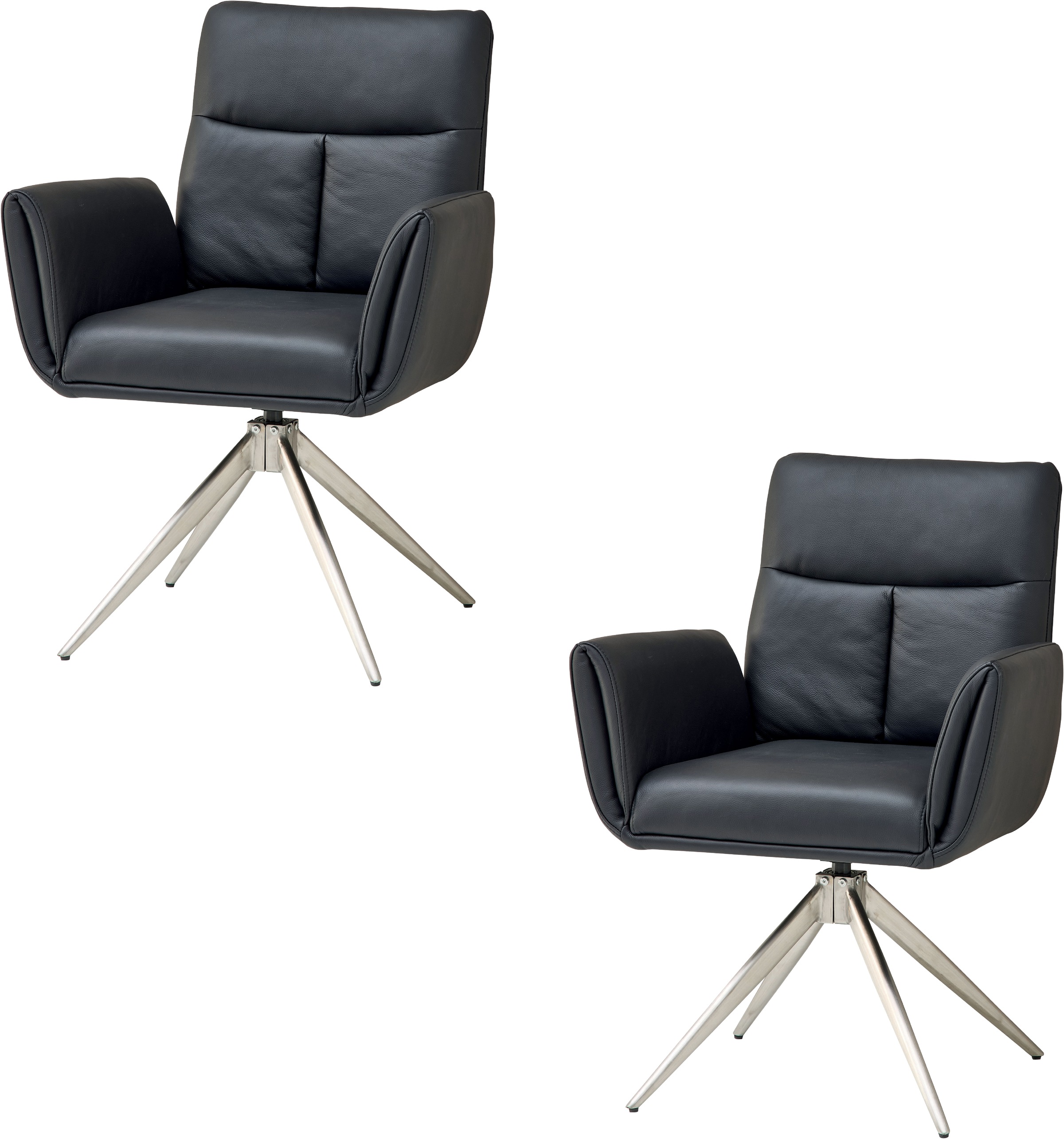 Image of Stolkom Armlehnstuhl "Sofia Premium BxHxT 61x93,5x67 cm" (Set) 2 Stk.Breite 61cm, 360 drehbar mit Auto-Return
