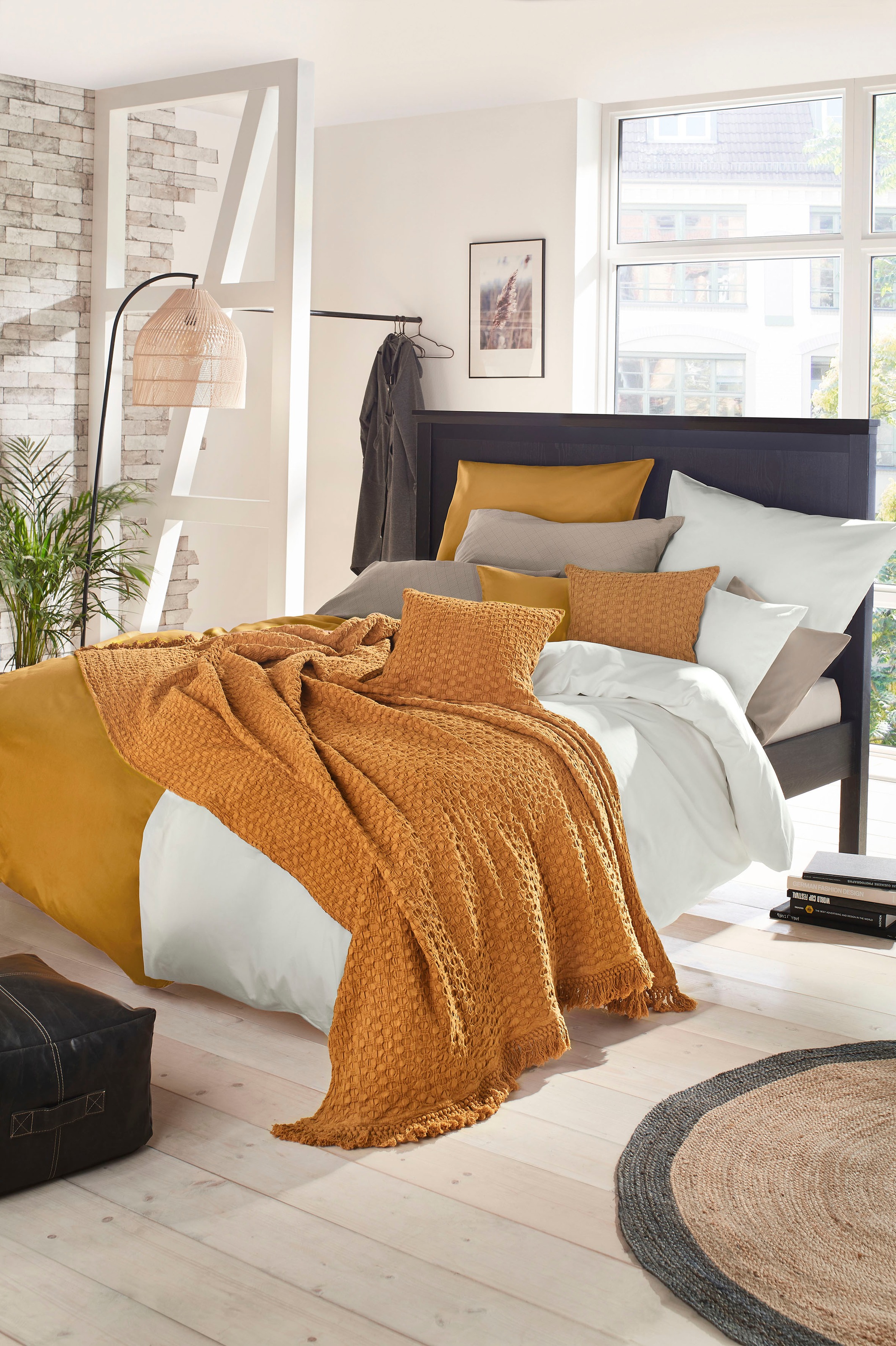 Image of Primera Wohndecke »Struktur«, mit besonderem Zweiton-Look, Kuscheldecke bei Ackermann Versand Schweiz