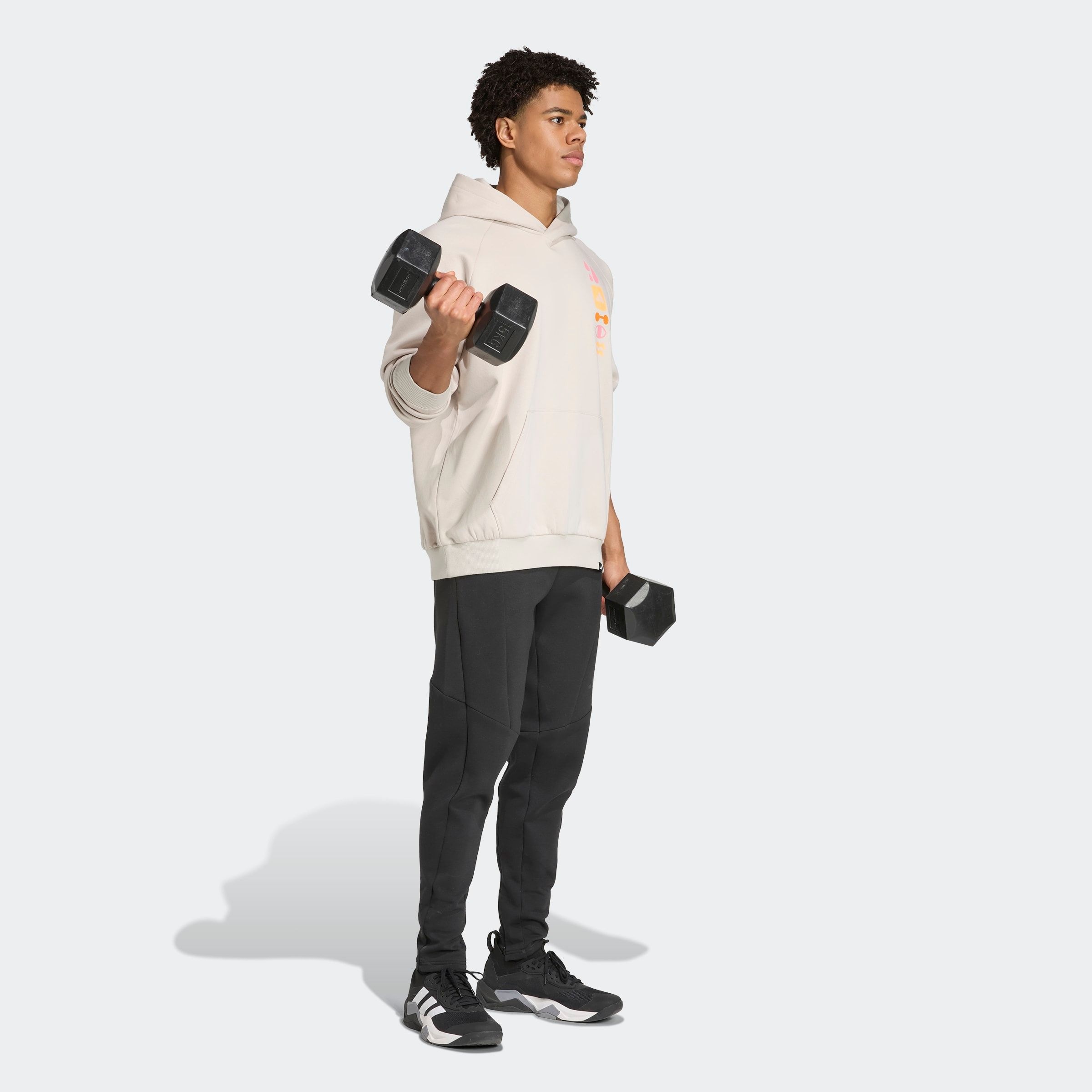 adidas Performance Kapuzensweatjacke »GFX HOODIE« 1 Stk. tlg.