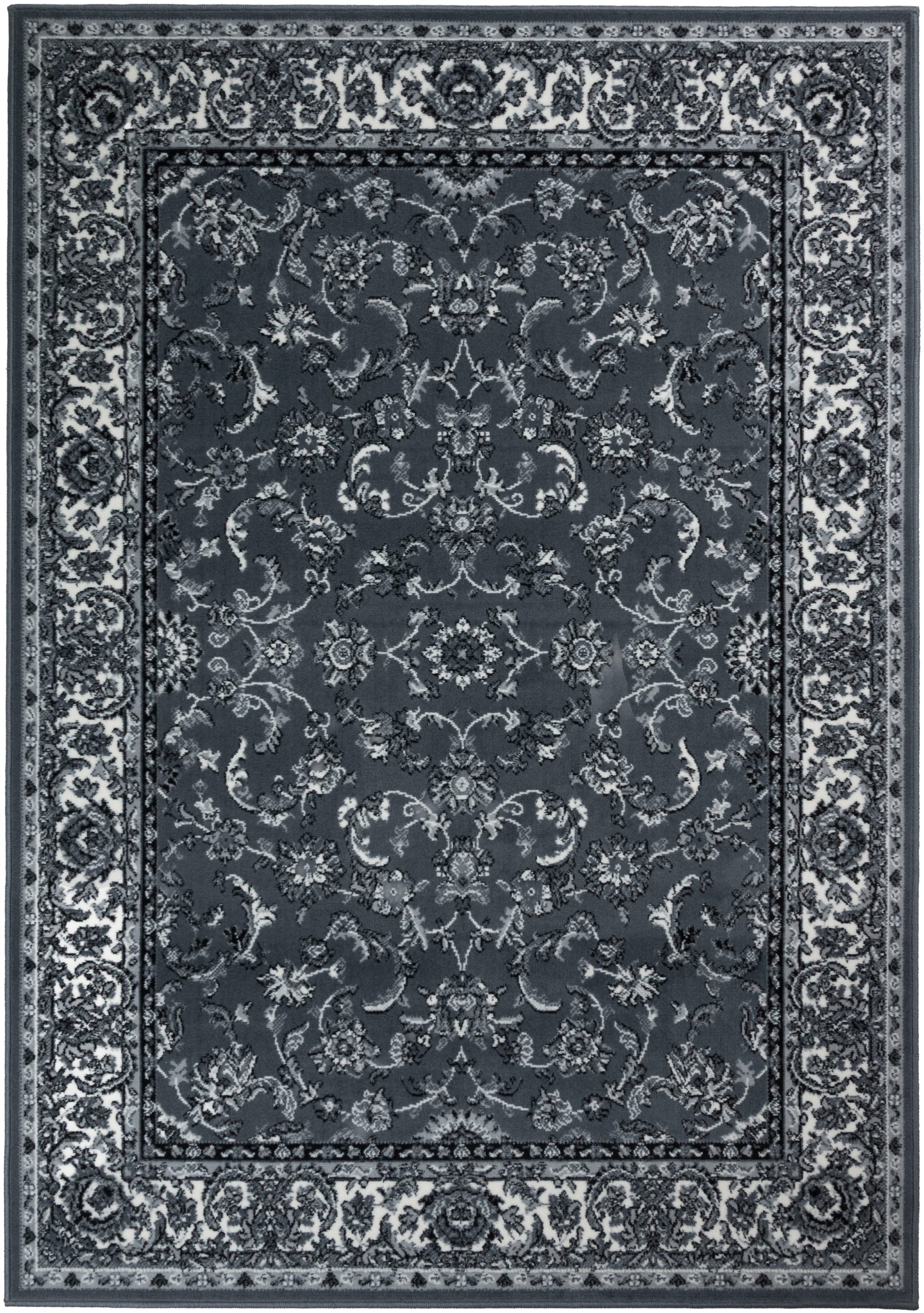 GOODproduct Teppich »Ezzo, mit Bordüre, Kurzflor, Made in Belgium« rechteckig 7 mm Höhe Orient-Optik, Teppich,  Wohnzimmer, Esszimmer, Schlafzimmer