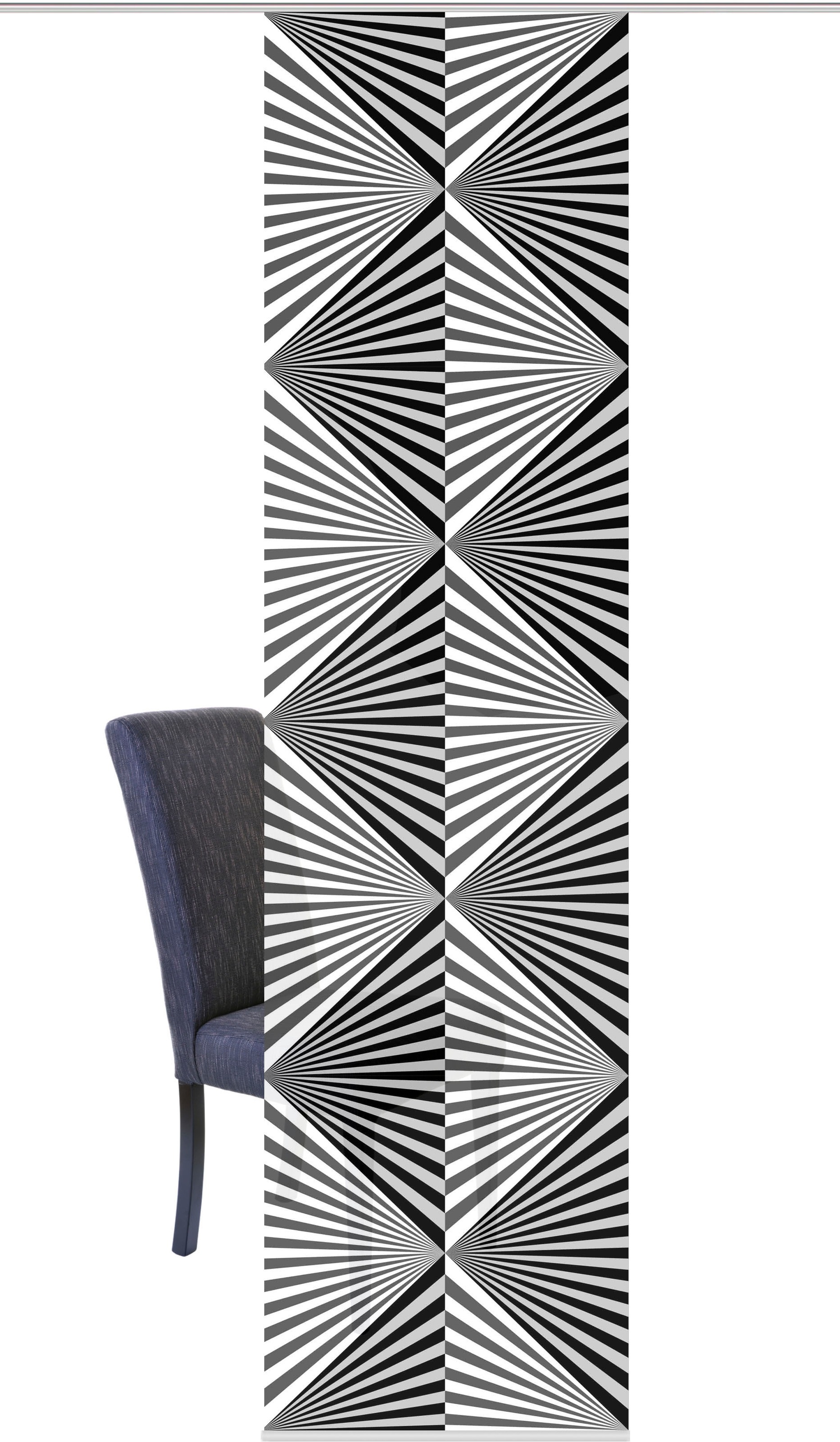 Image of HOME WOHNIDEEN Schiebegardine »SCHIEBEVORHANG DEKOSTOFF DIGITALDRUCK 'FULLA'«, (1 St.), DIGITALDRUCK - INDIVIDUELL KÜRZBAR bei Ackermann Versand Schweiz