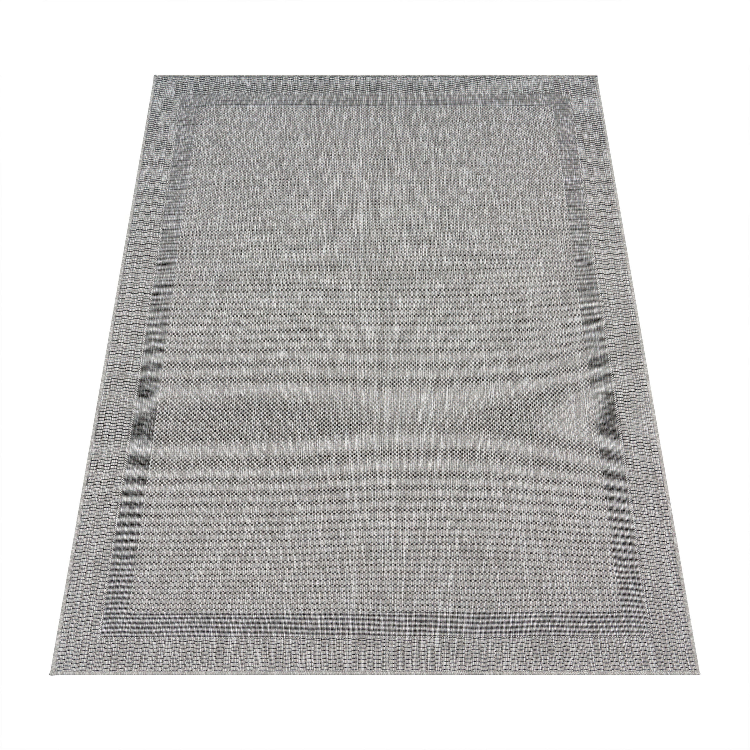 Teppich »Roma Flachgewebe, meliert, geeignet Outdoor kaufen und dezenter rechteckig, In- Bordüre, Home Paco 272«, mit