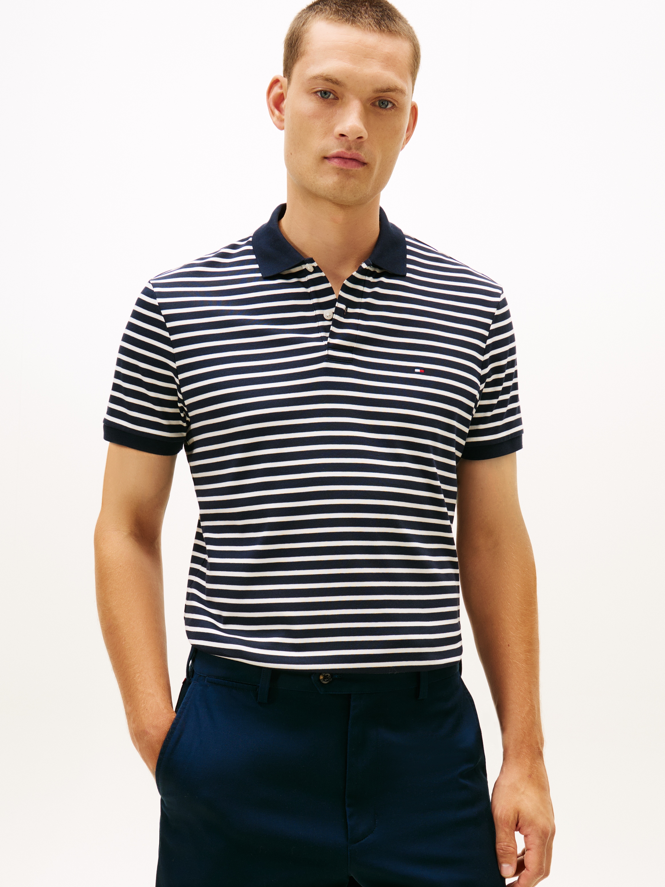 Tommy Hilfiger Polo »LIQUID COTTON REGULAR SEASONAL« mit Logostickerei