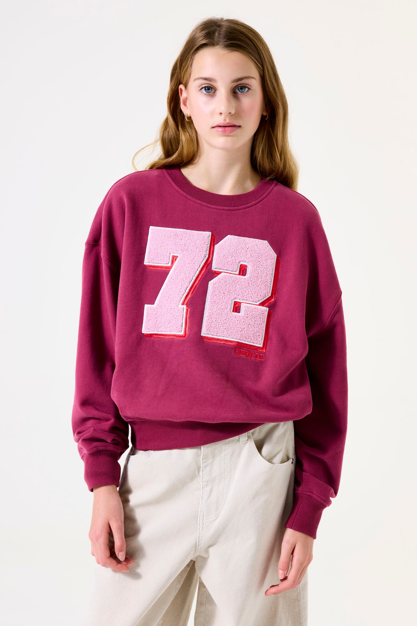 Image of Garcia Sweater, mit Print for GIRLS