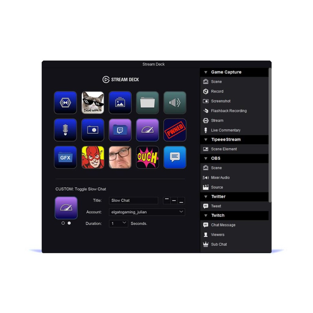 Elgato Tastatur »(Gaming) Stream Deck«, (programmierbare G-Tasten)