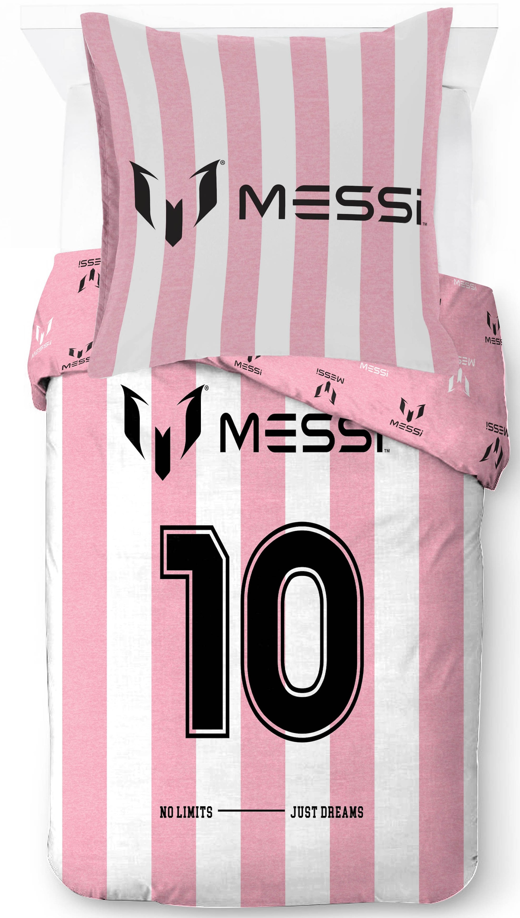 Image of Kinderbettwäsche "Messi No Limits Just Dream" 2 100% Baumwolle