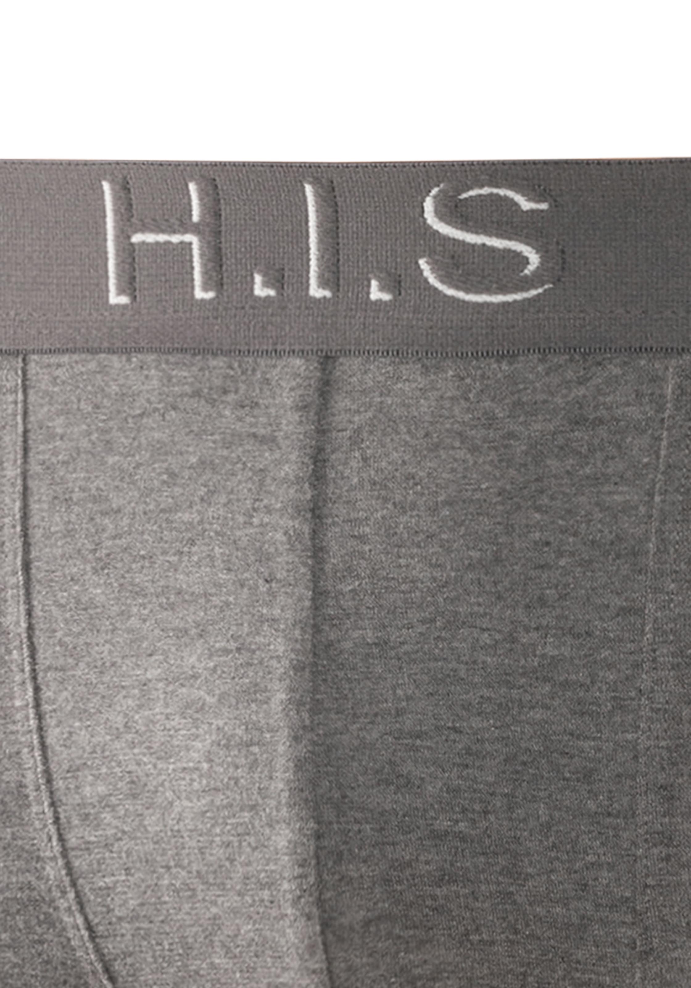 H.I.S Boxer »Boxershorts für Herren« Packung, 5 Stk. Logo Webbund mit 3D Effekt