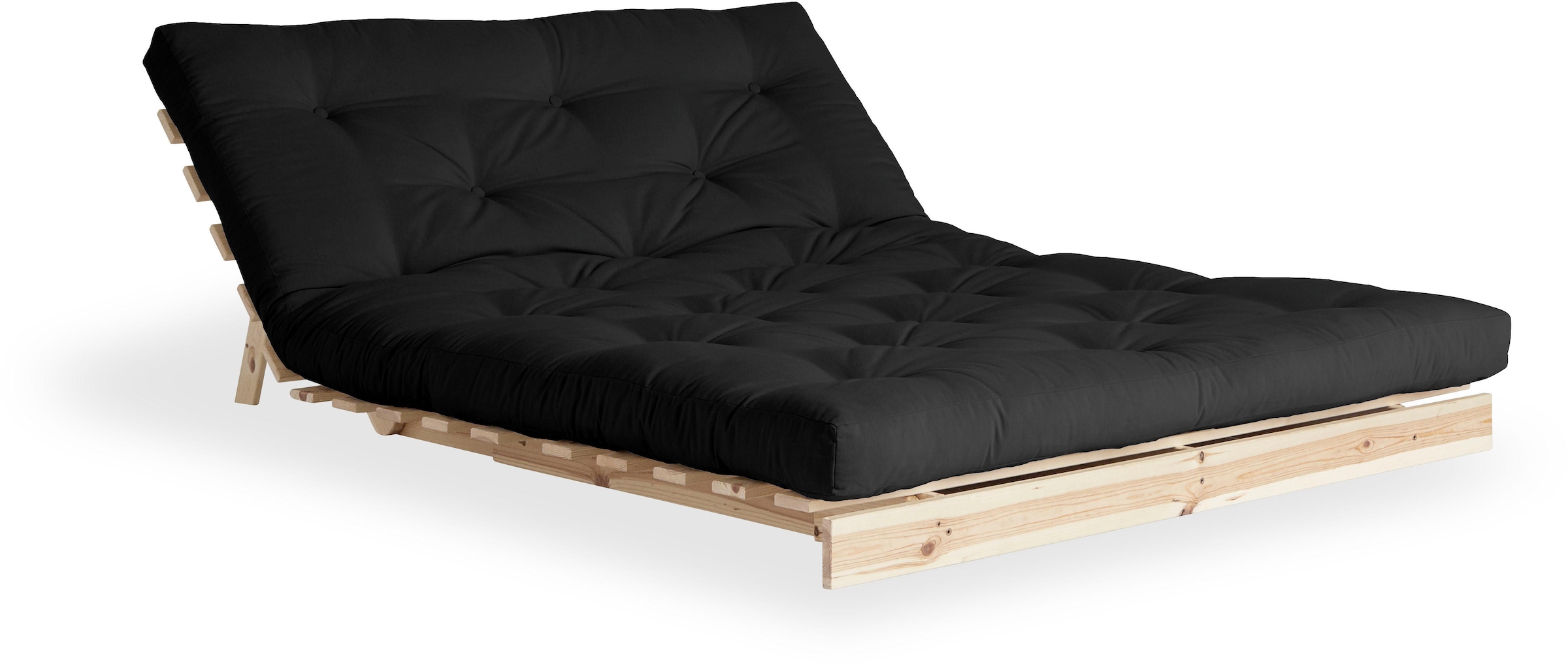Karup Design Daybed »Roots 140 Schlafsofa, Gästebett, Sofa mit Futonmatratze«, Inkl. Futonmatratze, Liegefläche 140x200 cm, FSC® zertifizierte Kiefer
