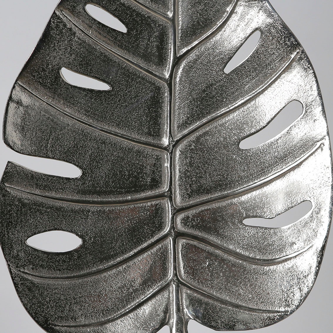 Image of GILDE Dekoobjekt »Skulptur Leaf, antik silberfarben«, (1 St.), Höhe 40 cm, aus Metall, Blatt Monstera, Wohnzimmer bei Ackermann Versand Schweiz