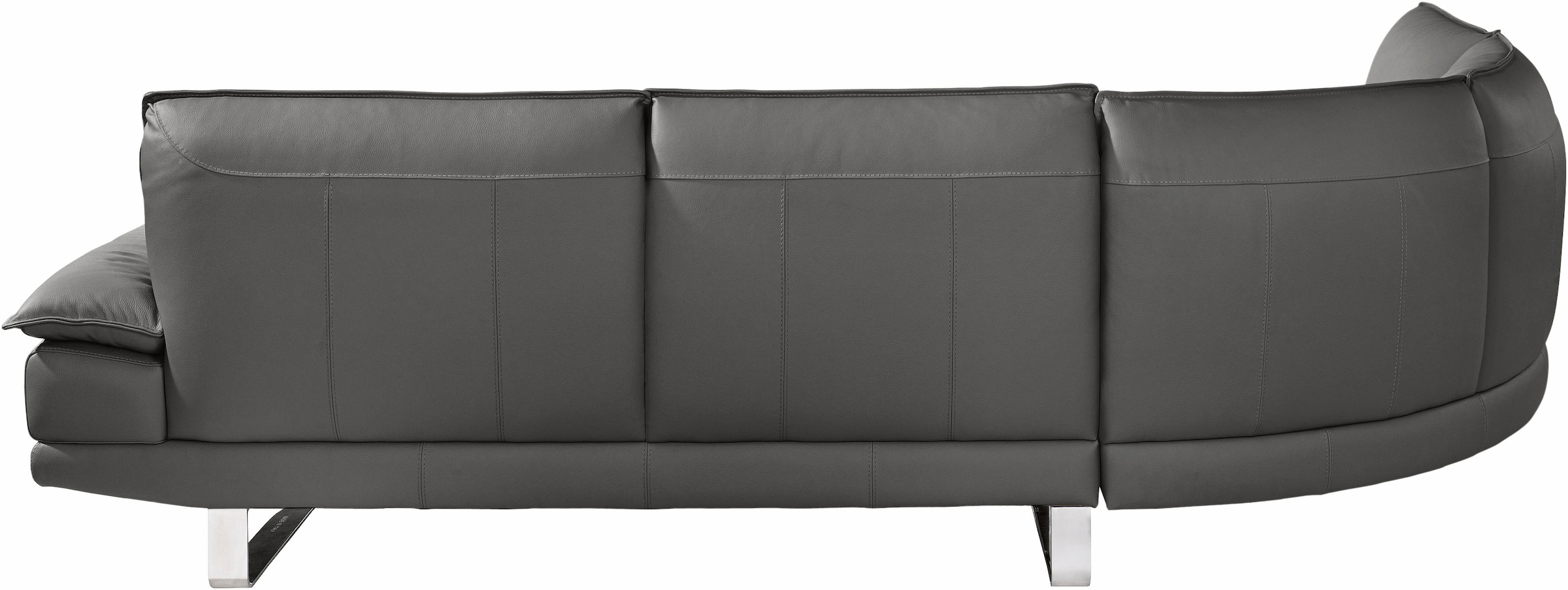 CALIA ITALIA Ecksofa »Dave, italienisches Designsofa mit erstklassigem Sitzkomfort, L-Form«, mit tollen Lederbezügen