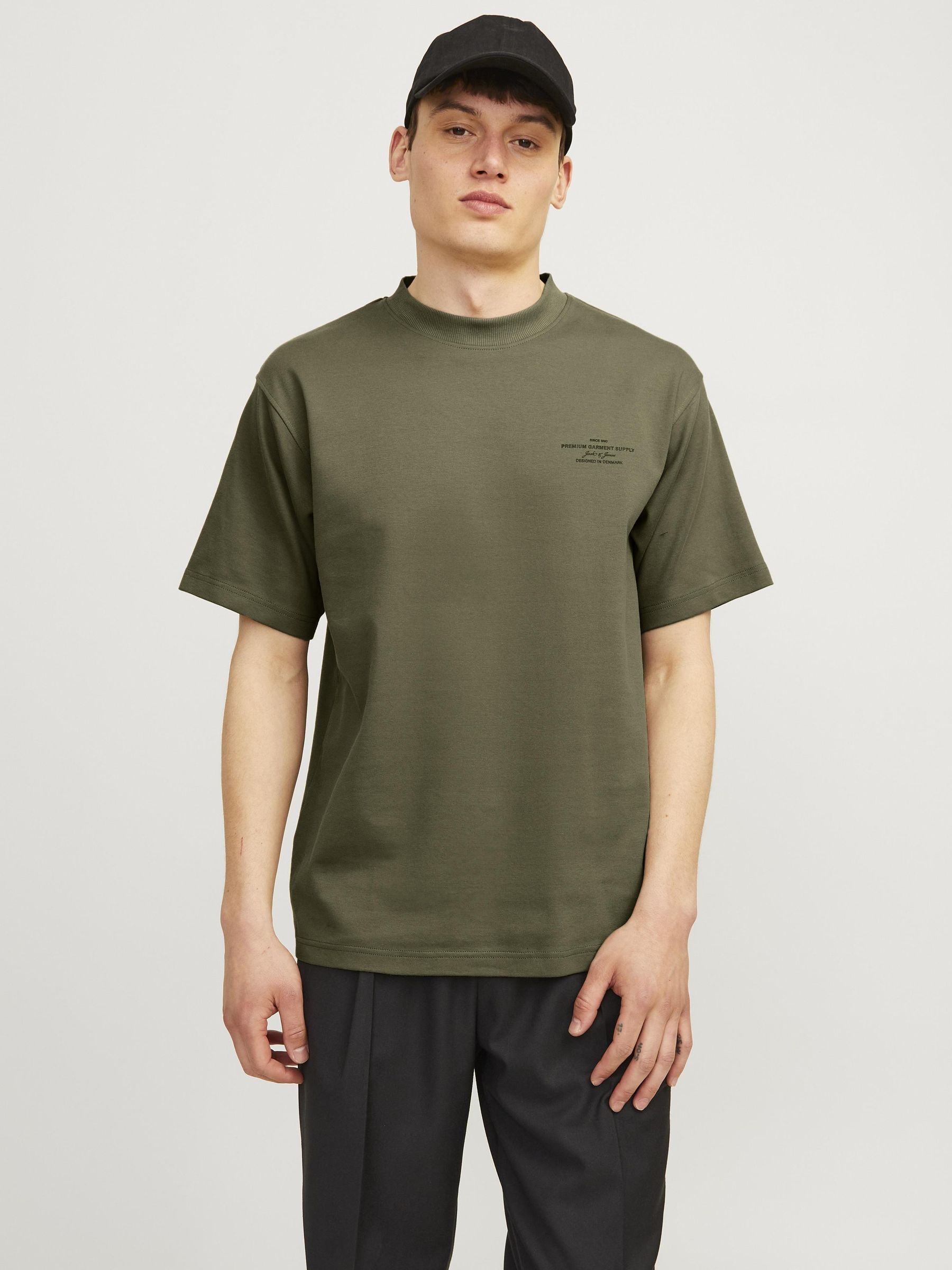 Jack & Jones Rundhalsshirt »JPRBLACHAD BRANDING SS CREW NECK TEE SN«