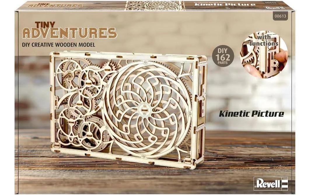 Revell® Modellbausatz »Tiny Adventures – Kinetic Picture Holzbausatz« 185 Stk. tlg.