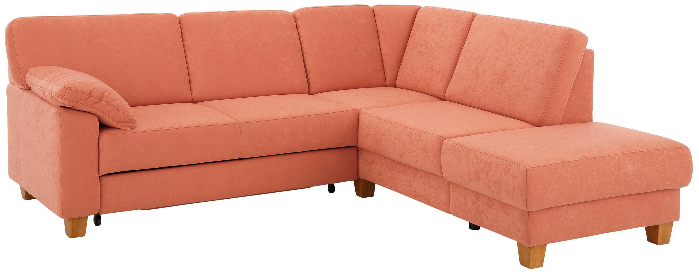 Home affaire Ecksofa »Belfort L-Form« mit Federkern, wahlweise mit Bettfunktion und Stauraum