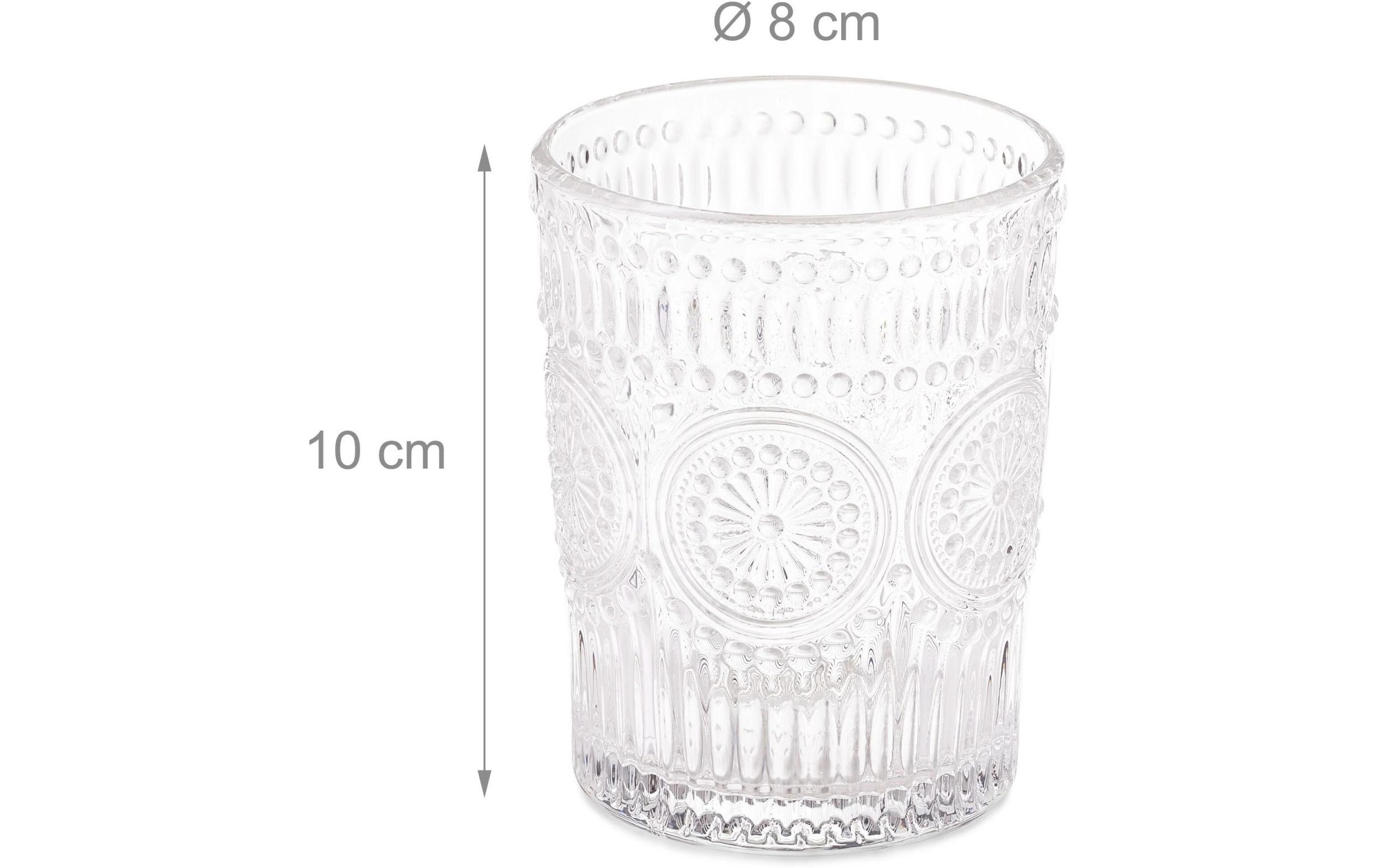 relaxdays Glas »4er Set, 300 ml«